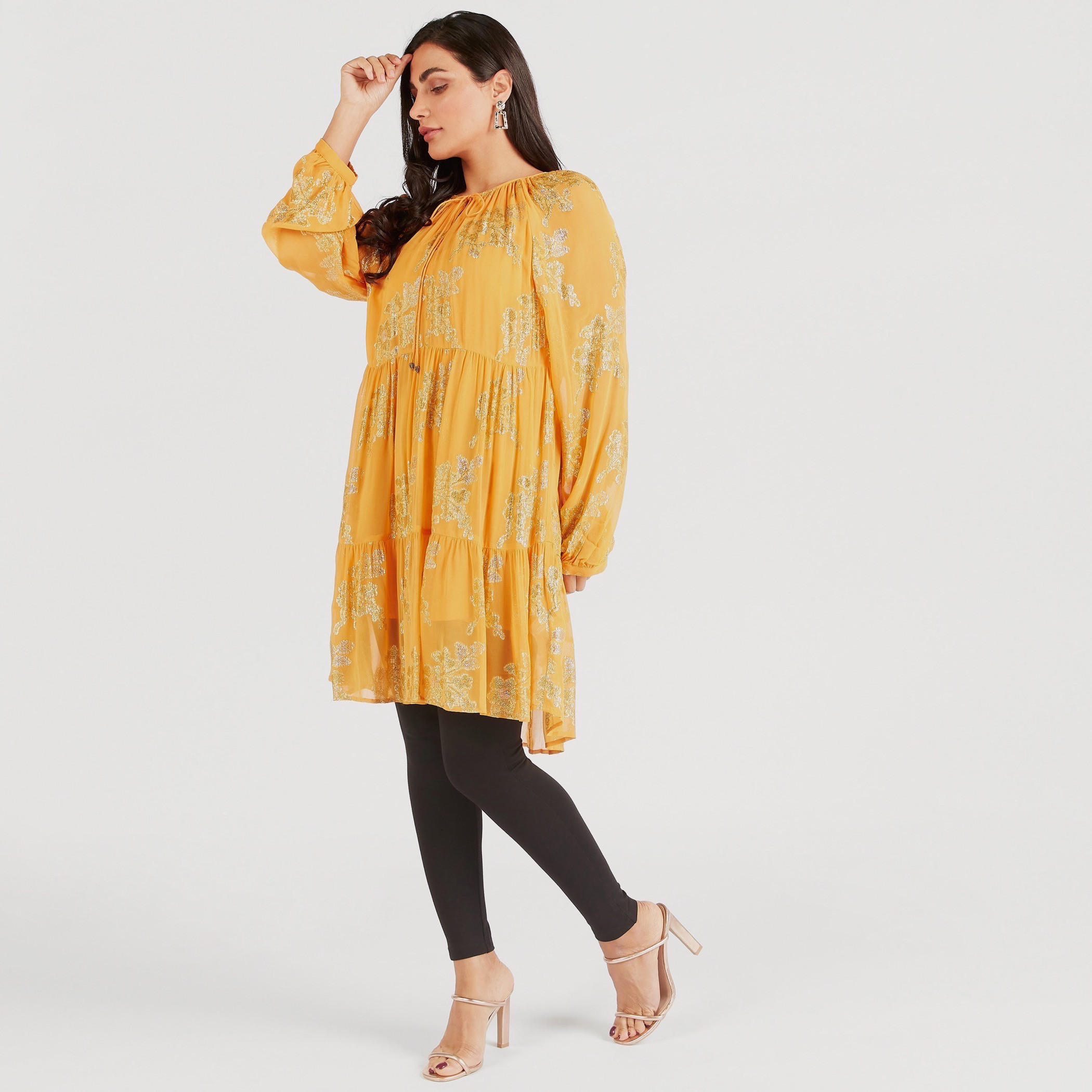 تونيك مطرّز متعدد الطبقات بأربطة عنق وأكمام طويلة-women-clothing-shirtsandblouses-blouses-image-2