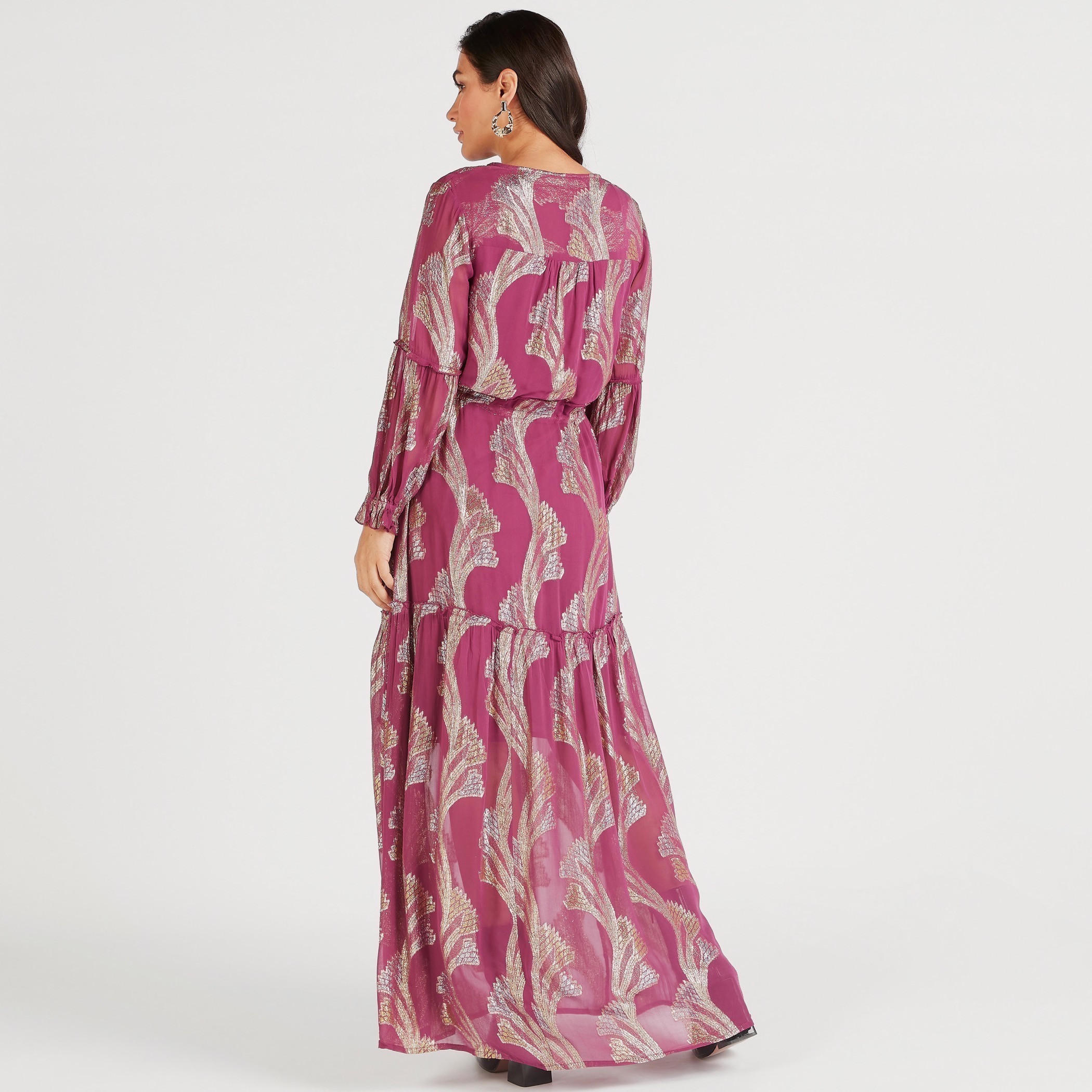 فستان إيه لاين طويل بطبعات أزهار وأربطة-women-clothing-dresses-image-4