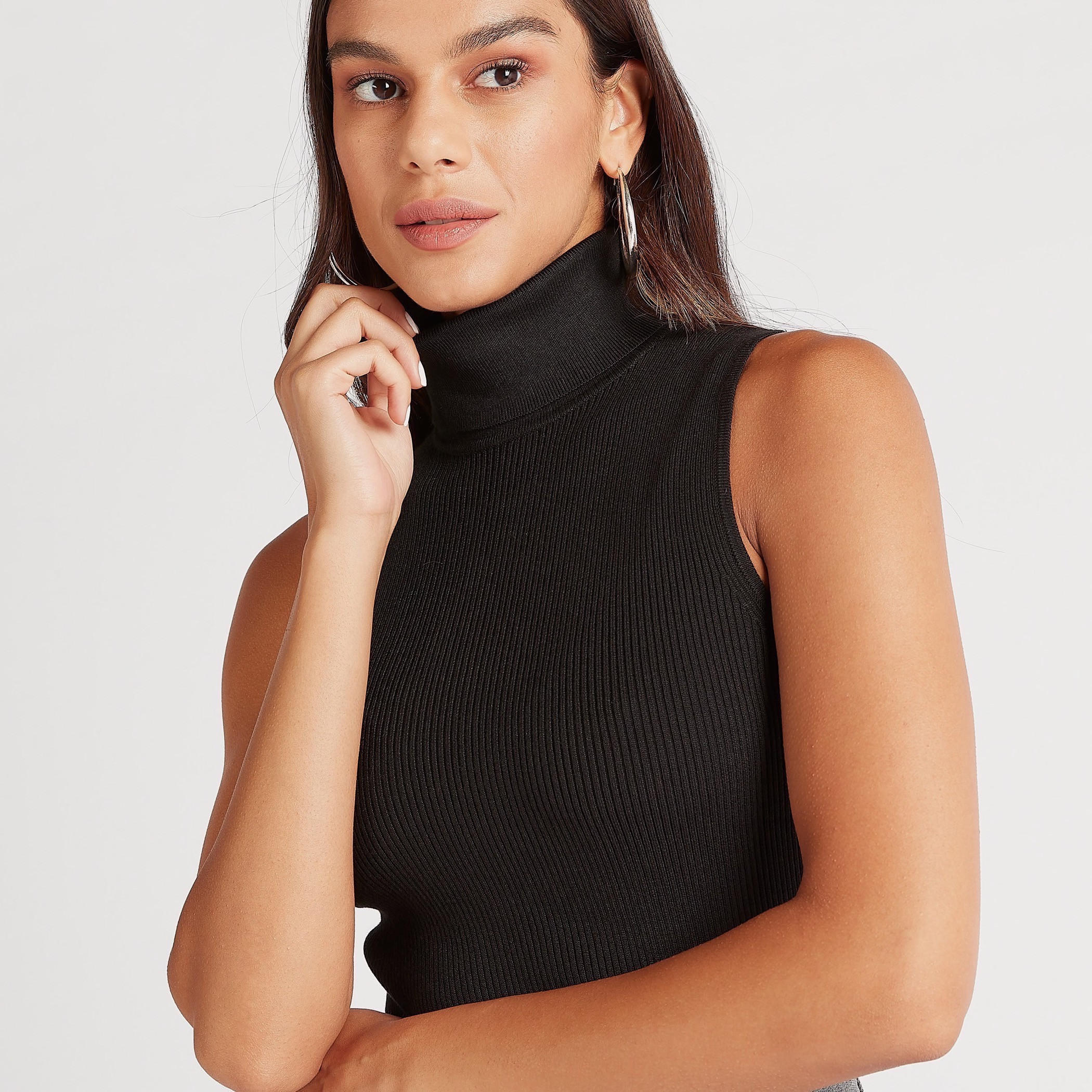 كنزة دون أكمام بارزة الملمس بياقة عالية-women-clothing-cardigansandjumpers-jumpers-image-3