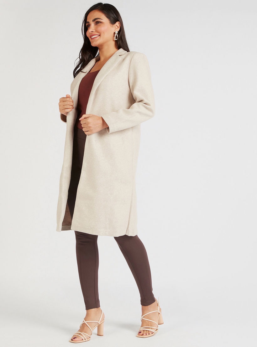 جاكيت طويل سادة بياقة مطوية-women-winterwear-coatsandjackets-jackets-image-7