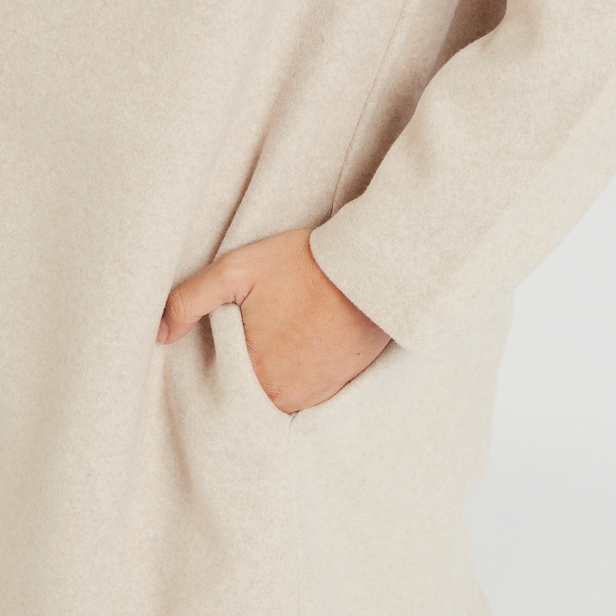 جاكيت طويل سادة بياقة مطوية-women-winterwear-coatsandjackets-jackets-image-1