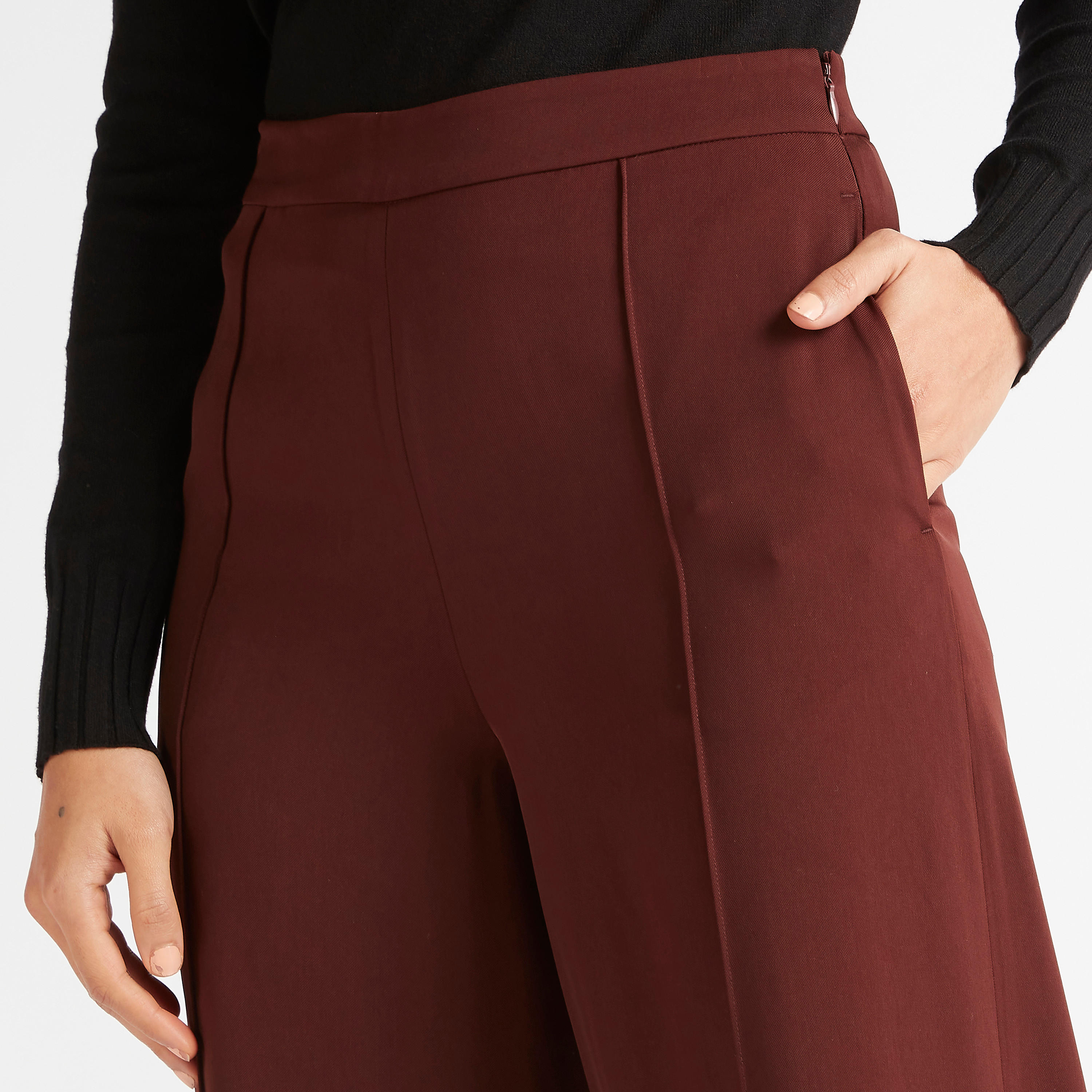 Solid Mid-Rise Palazzo Pants with Zip Closure-women-clothing-bottoms-trousers-image-3