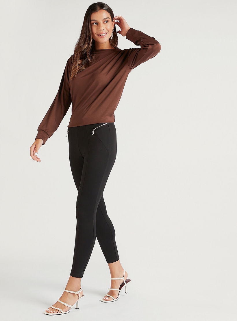 تيشيرت سادة بياقة ضيّقة وأكمام طويلة-women-clothing-shirtsandblouses-shirts-image-3