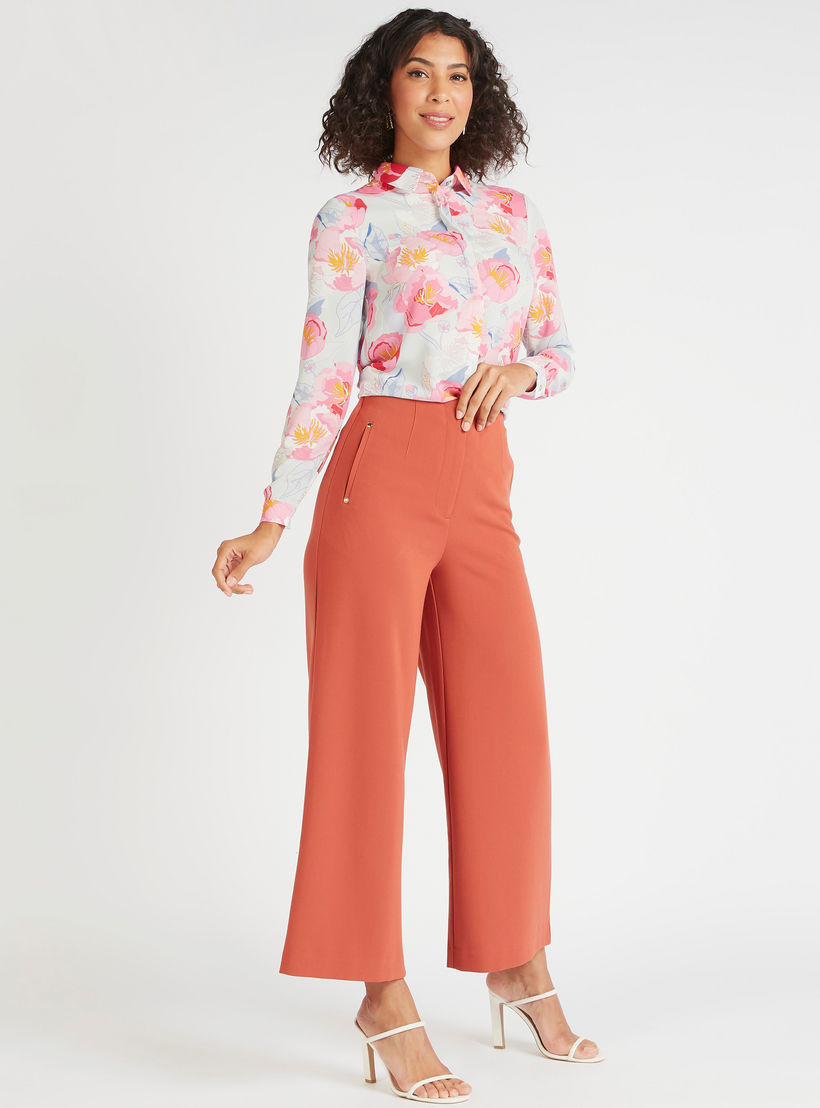 قميص بأكمام طويلة وزر إغلاق وطبعات أزهار-women-clothing-shirtsandblouses-shirts-image-5