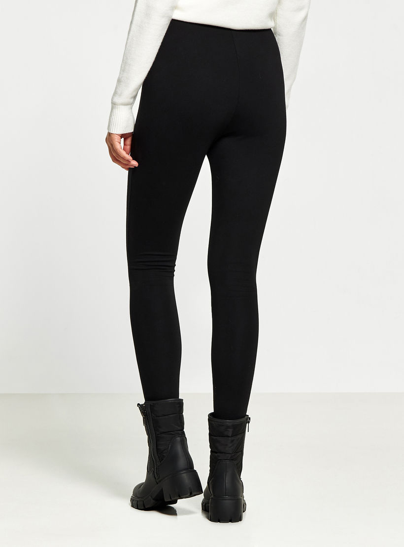 بنطلون بونتي بخصر مطّاطي وزر إغلاق-women-clothing-bottoms-leggings-image-3
