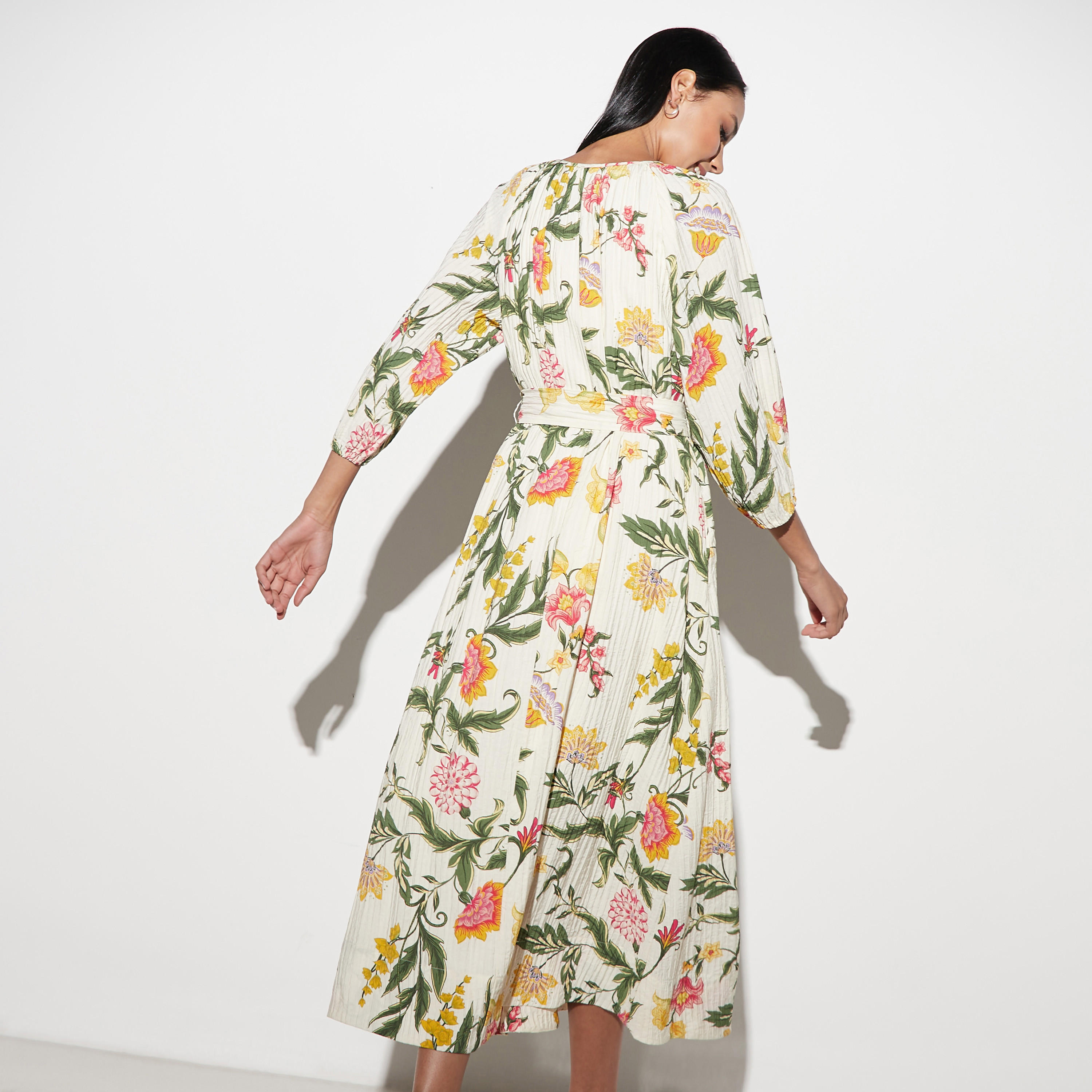 فستان بحزام ربط وطبعات أزهار-women-clothing-dresses-image-3
