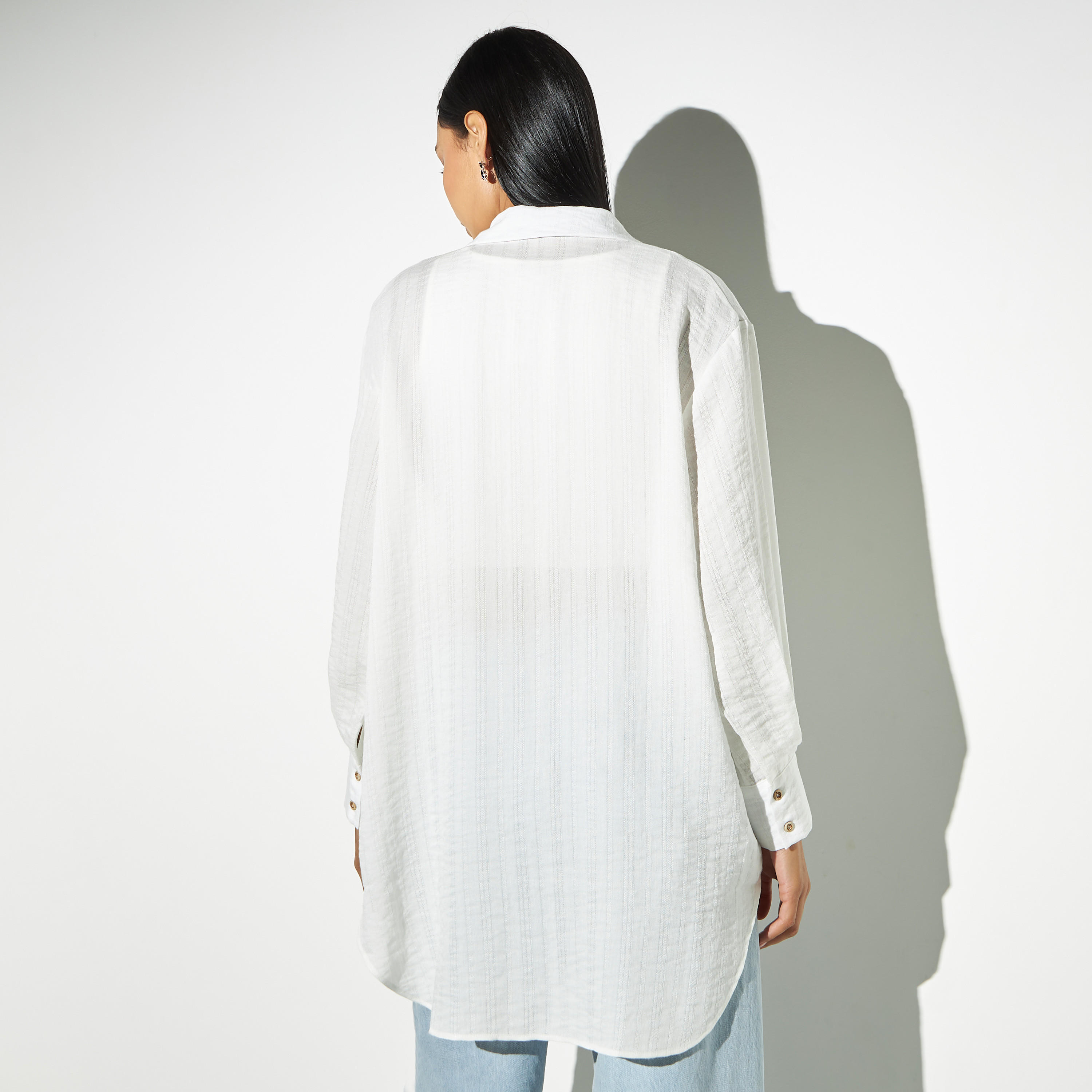 قميص بارز الملمس بأكمام طويلة وحواف غير مستوية وطبعات-women-clothing-shirtsandblouses-shirts-image-3
