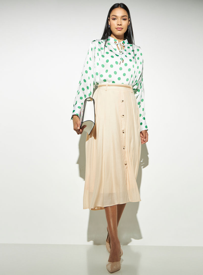 بلوزة بطبعات وياقة ماندارين وأربطة-women-clothing-shirtsandblouses-blouses-image-3