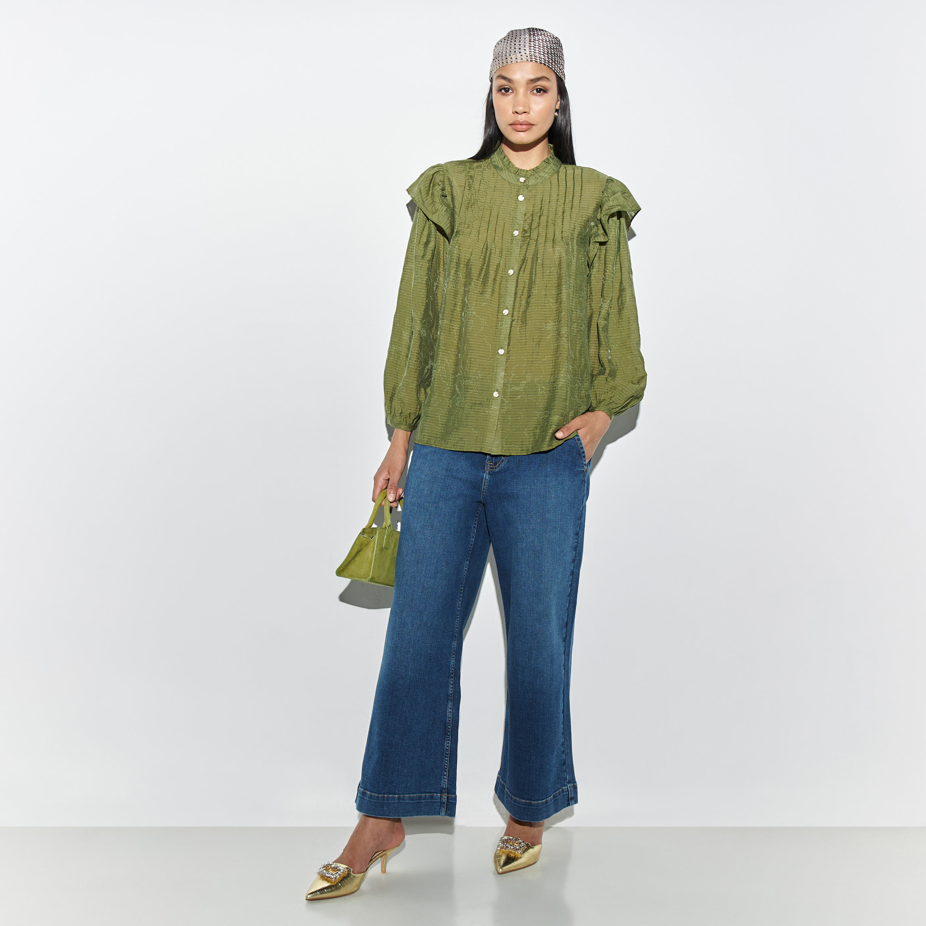 بلوزة بكشكش وأكمام فوليوم-women-clothing-shirtsandblouses-blouses-image-2