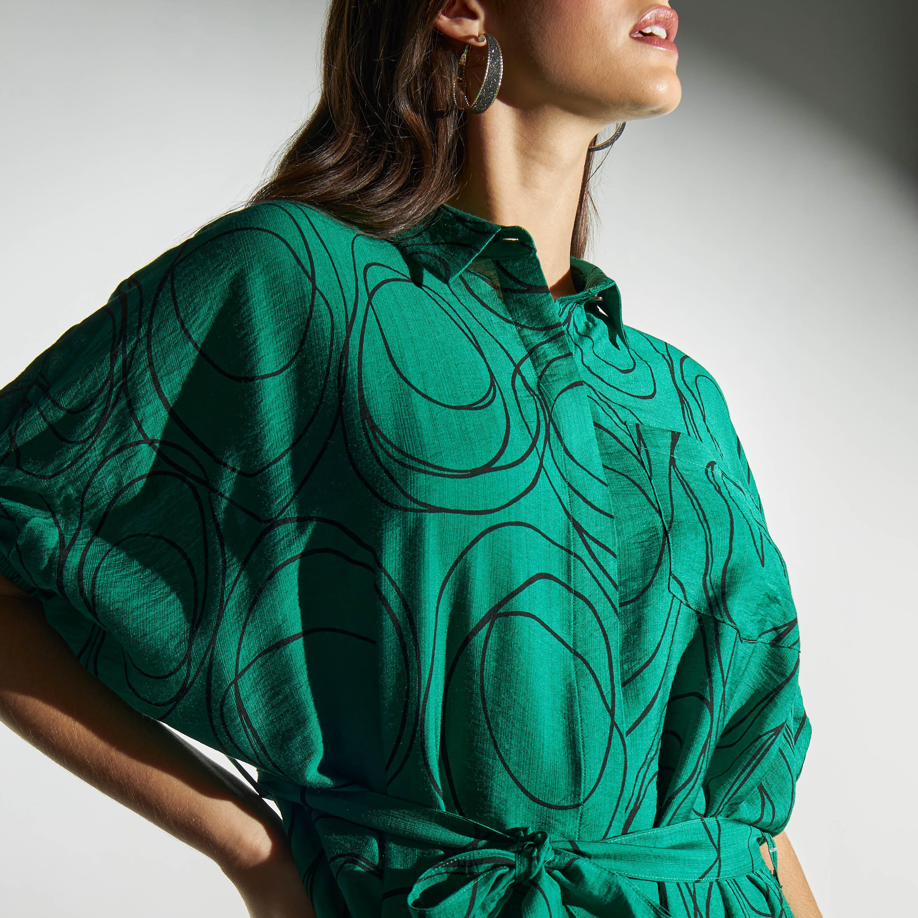 فستان قميص بحزام ربط وطبعات-women-clothing-dresses-image-4