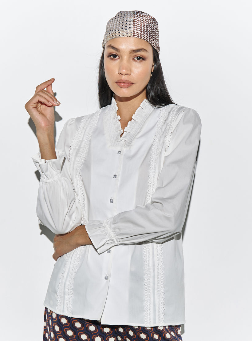 قميص دانتيل بأكمام منفوخة-women-clothing-shirtsandblouses-shirts-image-1