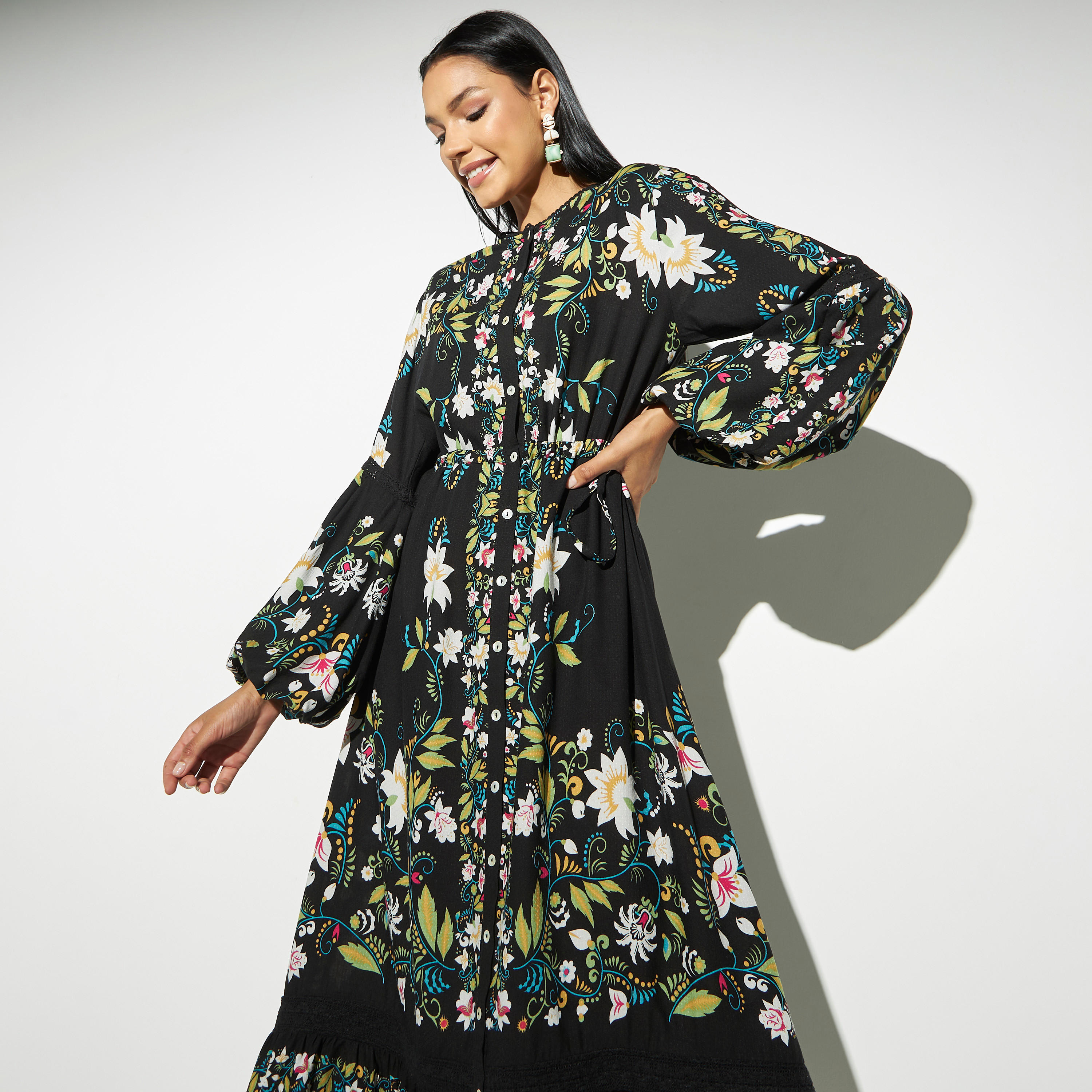 فستان بطبعات وأزرار-women-clothing-dresses-image-2