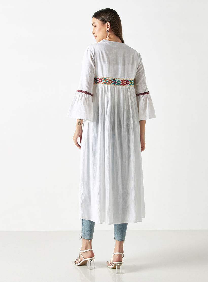 سترة مطرزة بأكمام طويلة ورباط-women-clothing-shirtsandblouses-blouses-image-3