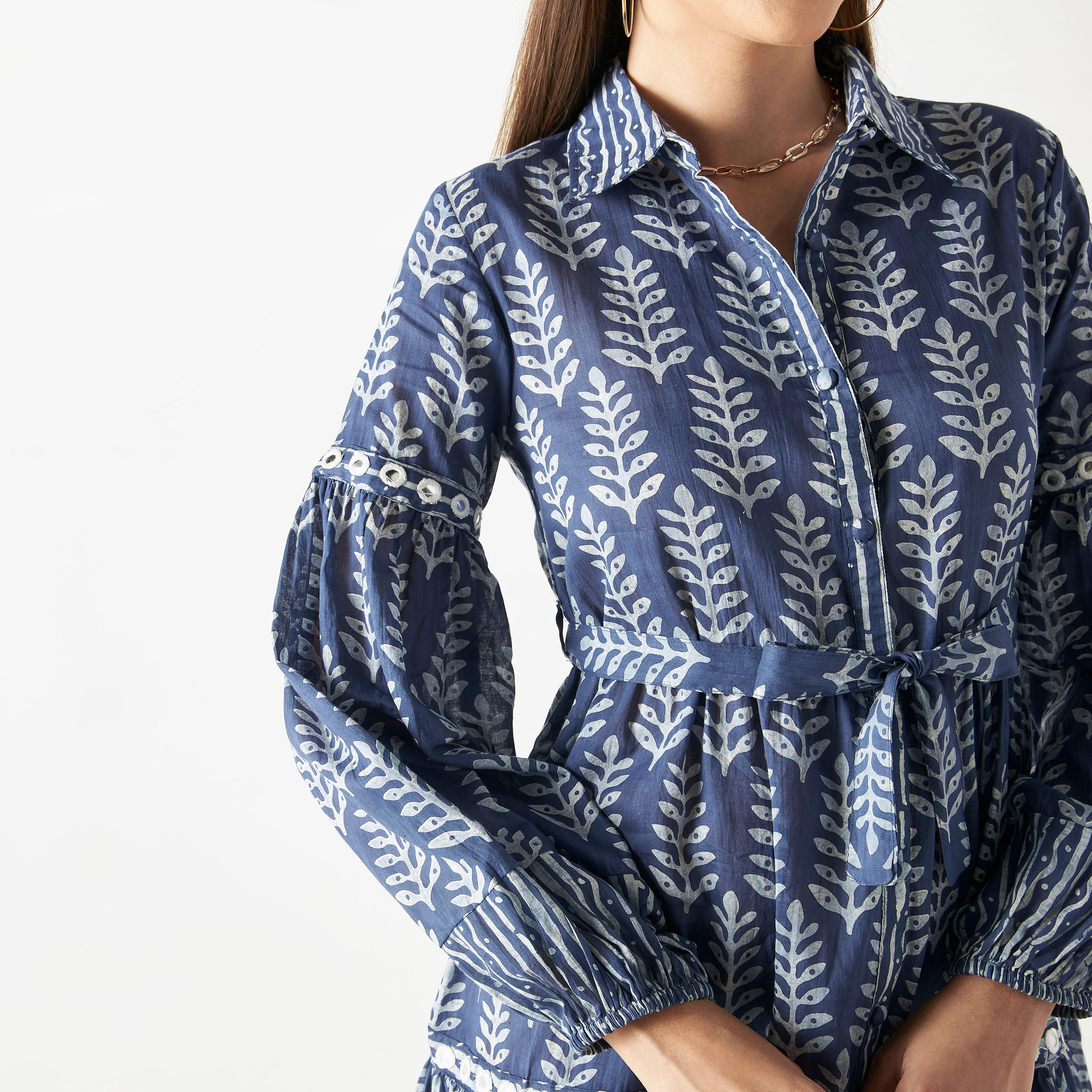 فستان متعدّد الطبقات بأربطة وزخارف-women-clothing-dresses-image-4