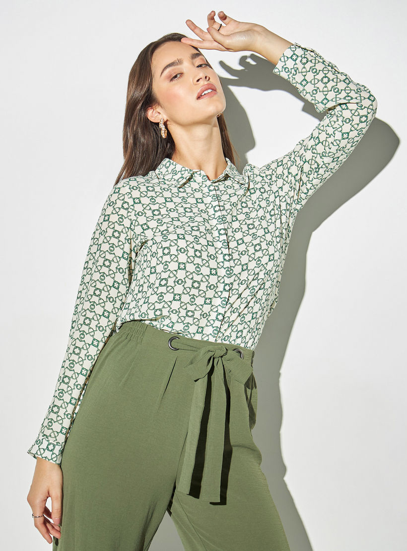 قميص بأكمام طويلة وتفاصيل ميتاليك وطبعات-women-clothing-shirtsandblouses-shirts-image-1