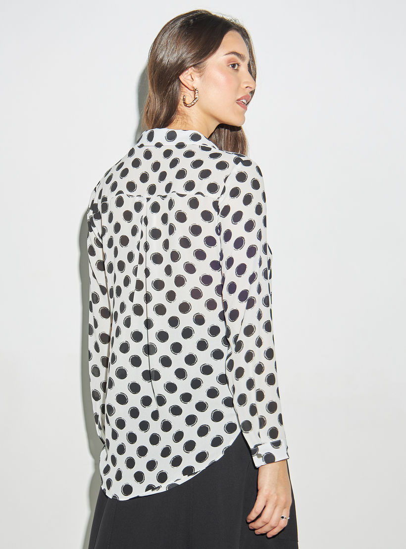 قميص بأكمام طويلة وتفاصيل ميتاليك وطبعات-women-clothing-shirtsandblouses-shirts-image-3