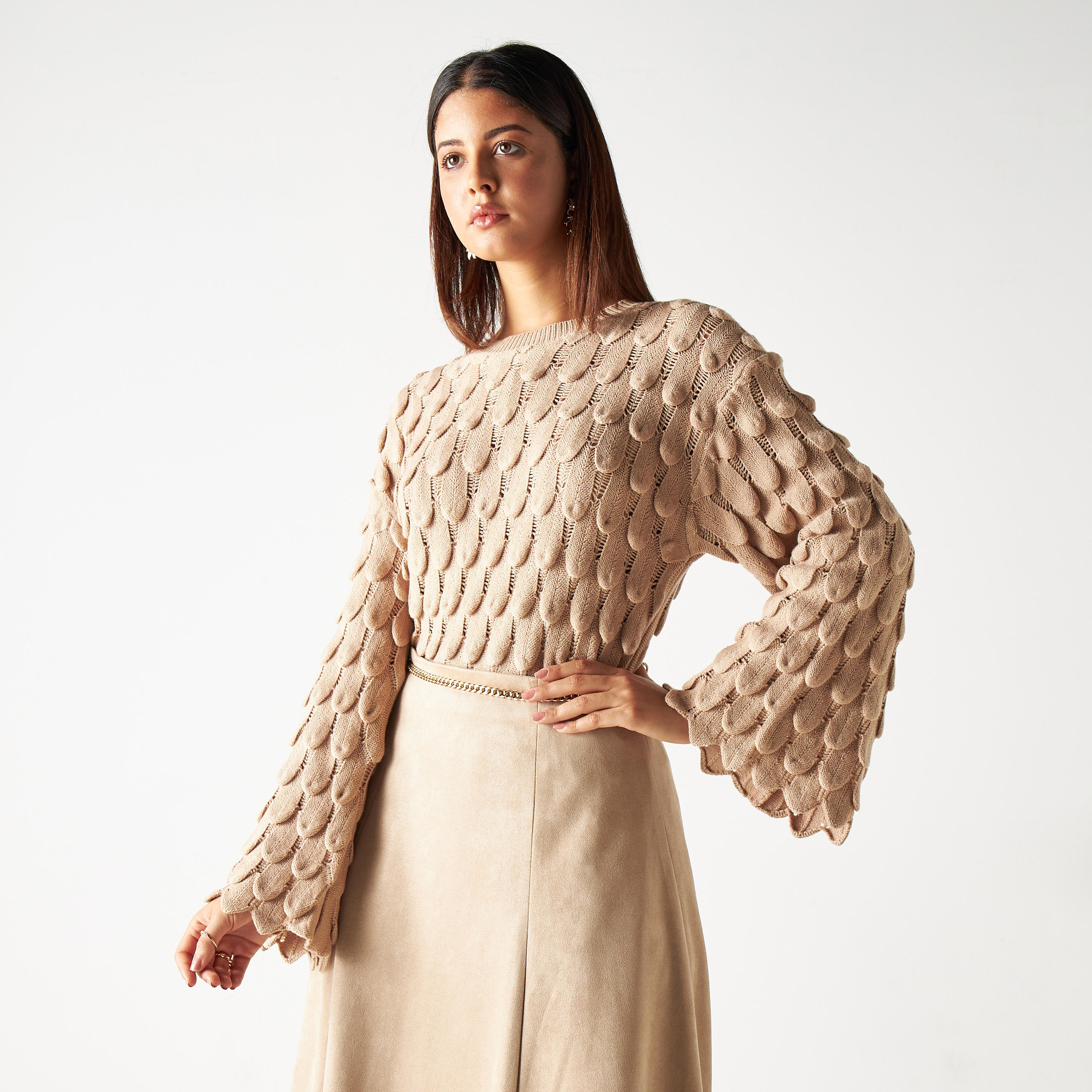 كنزة بارزة الملمس بأكمام واسعة-women-clothing-cardigansandjumpers-jumpers-image-5