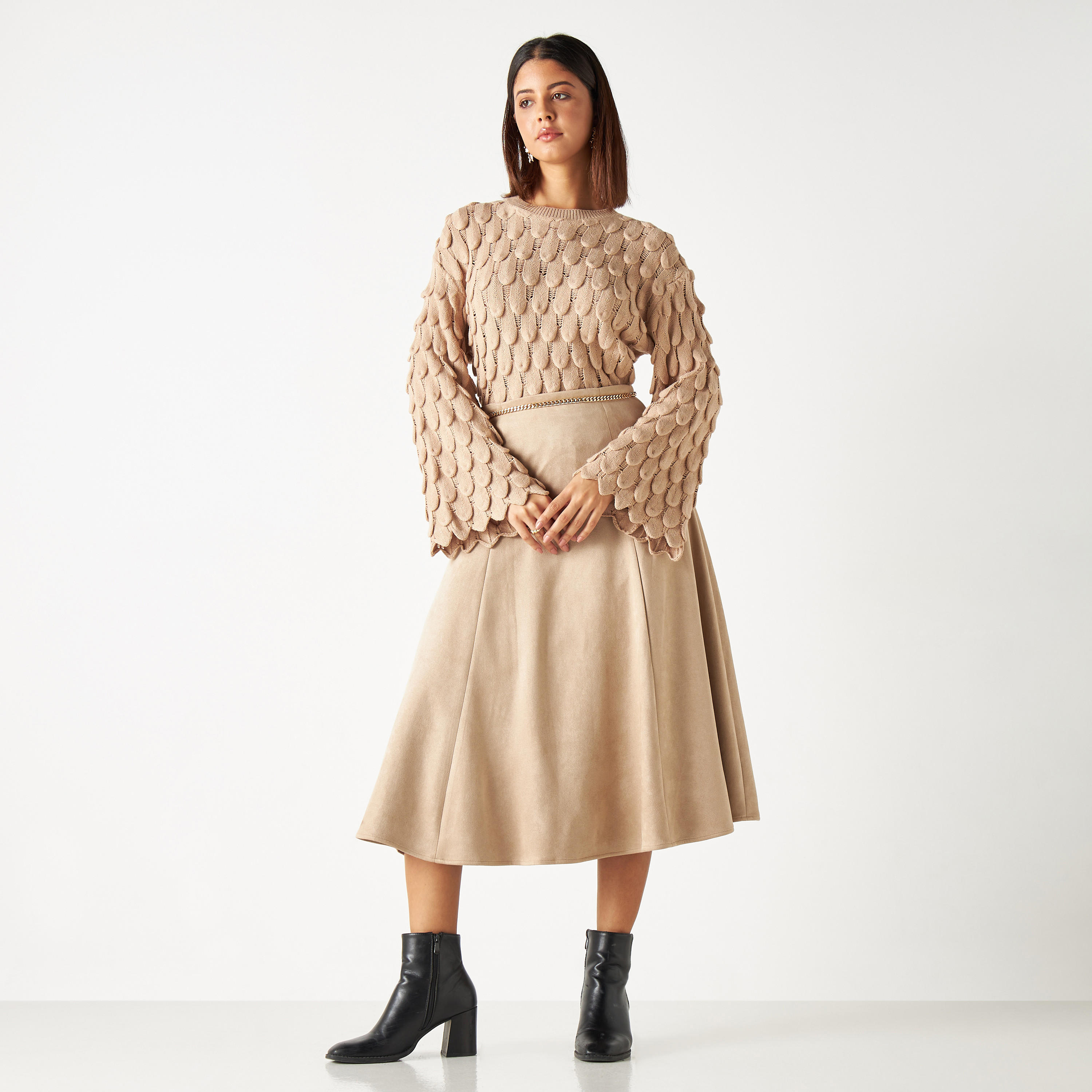 كنزة بارزة الملمس بأكمام واسعة-women-clothing-cardigansandjumpers-jumpers-image-4