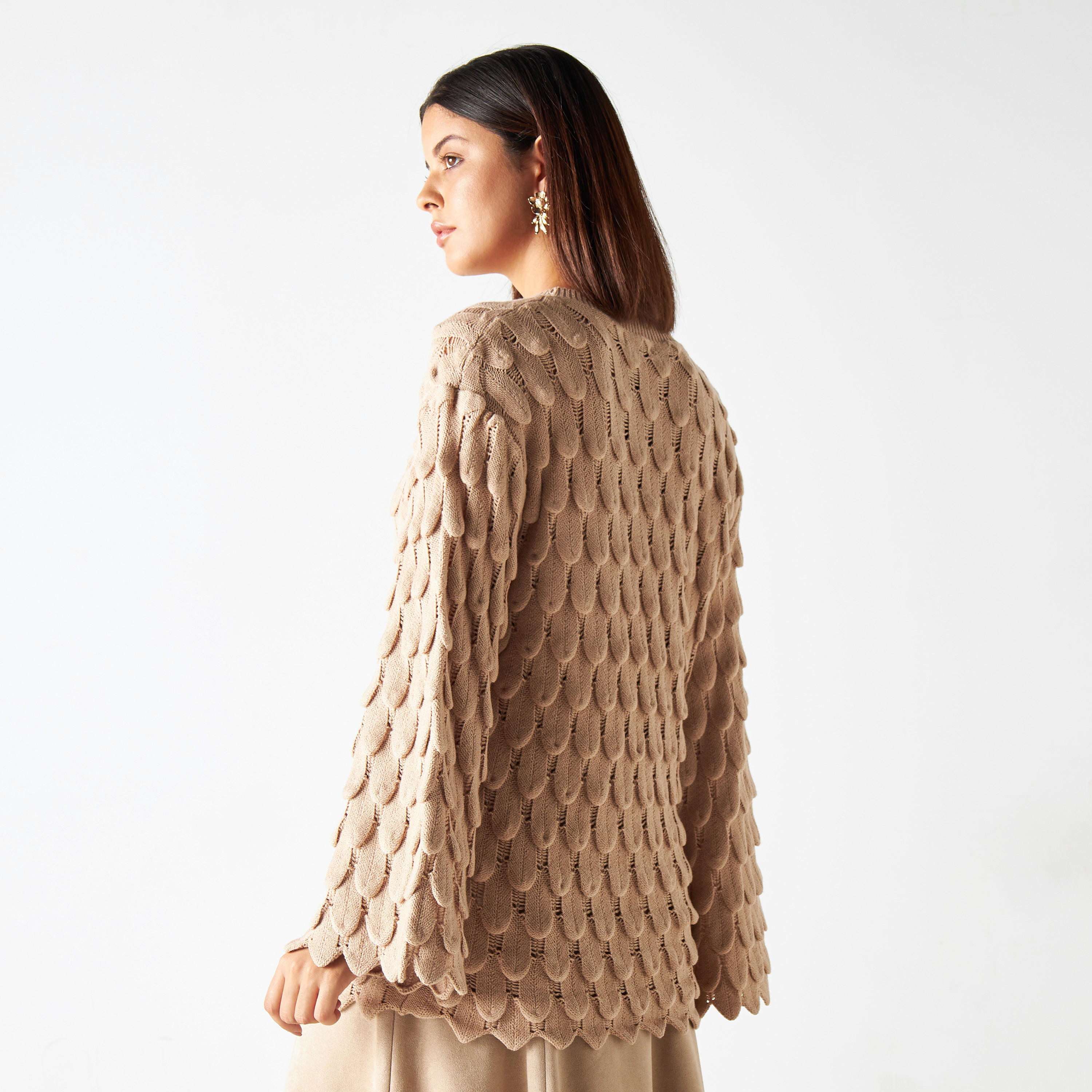 كنزة بارزة الملمس بأكمام واسعة-women-clothing-cardigansandjumpers-jumpers-image-3