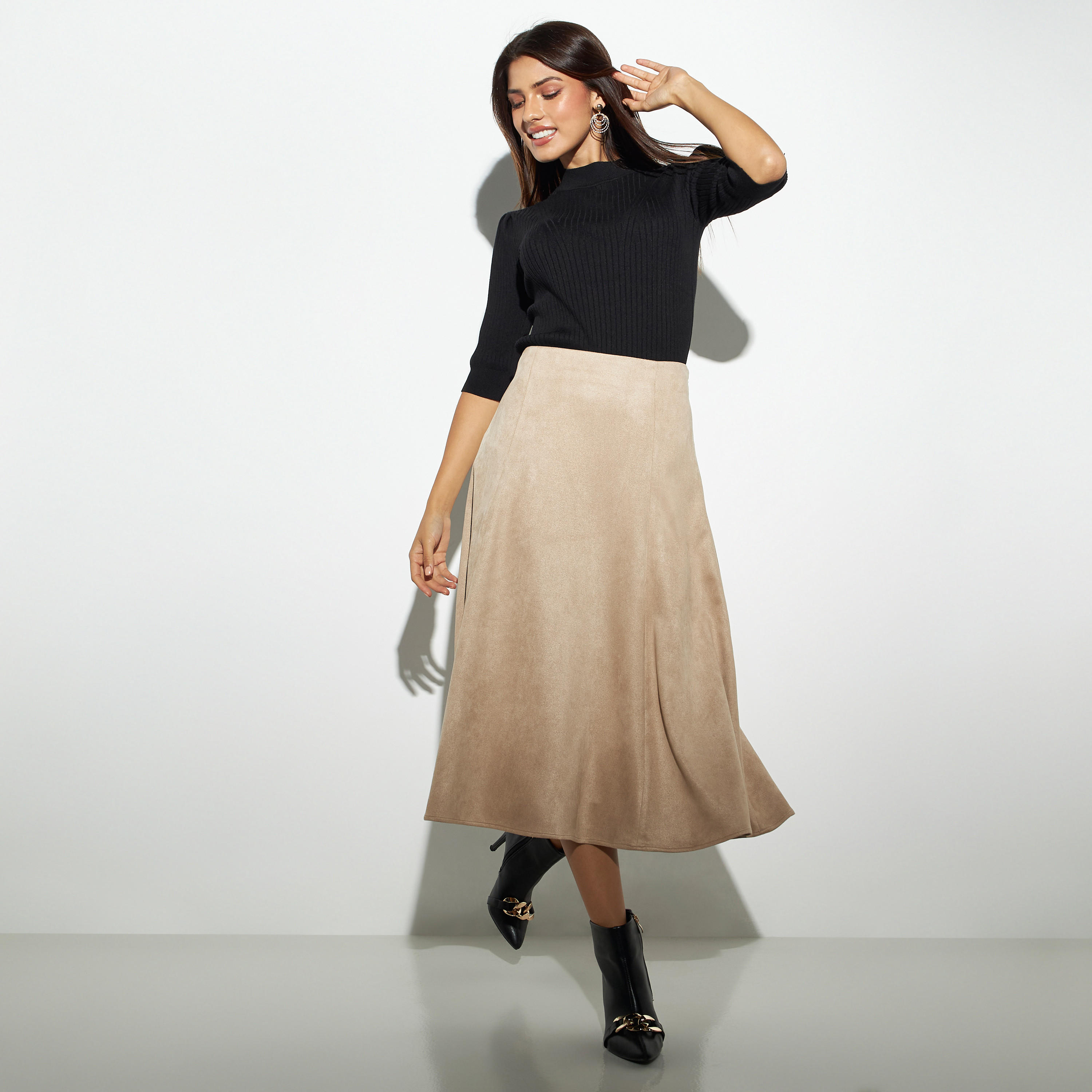 تنورة إيه لاين ميدي بألواح-women-clothing-bottoms-skirts-image-2