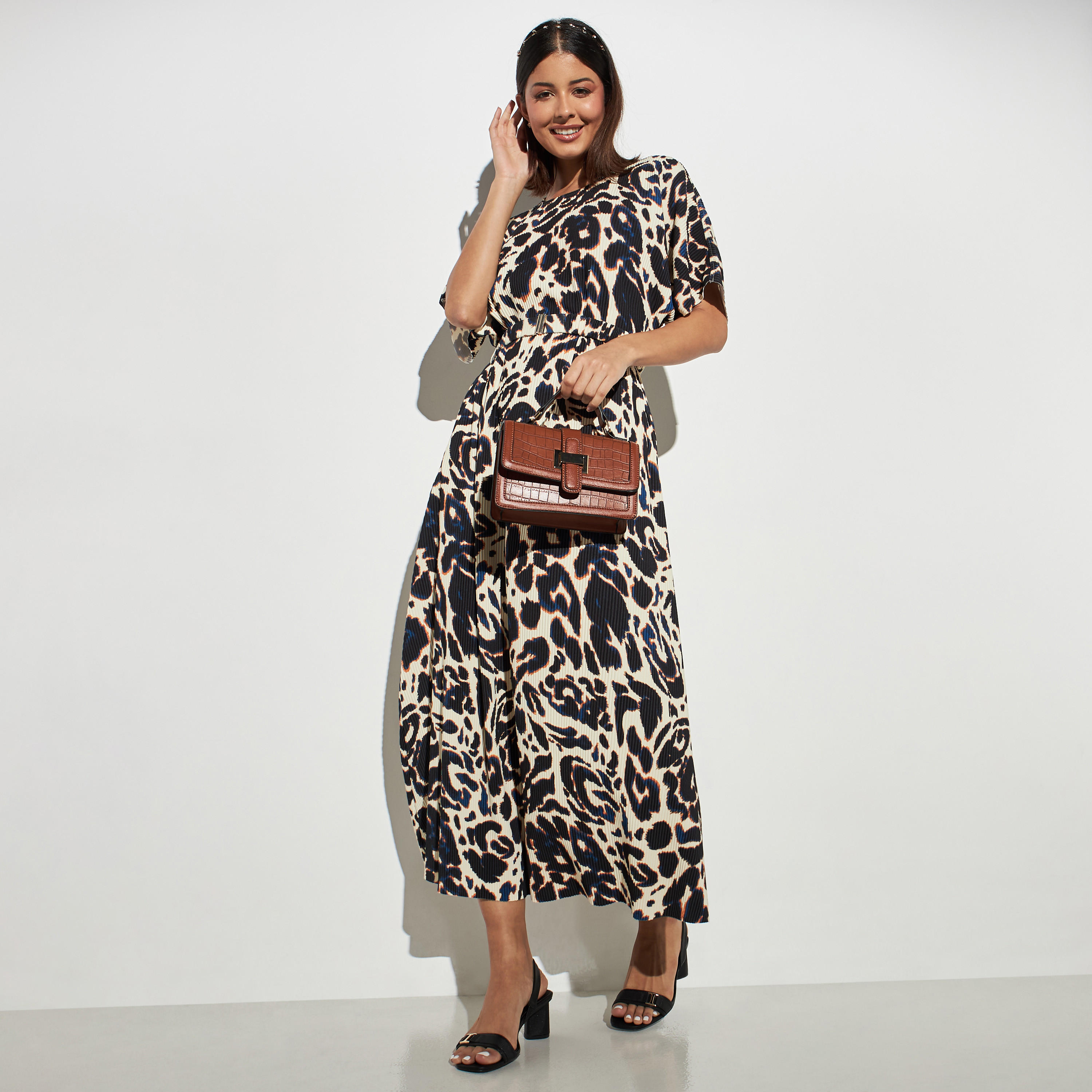 فستان بحزام بطبعات وأكمام طويلة-women-clothing-dresses-image-1