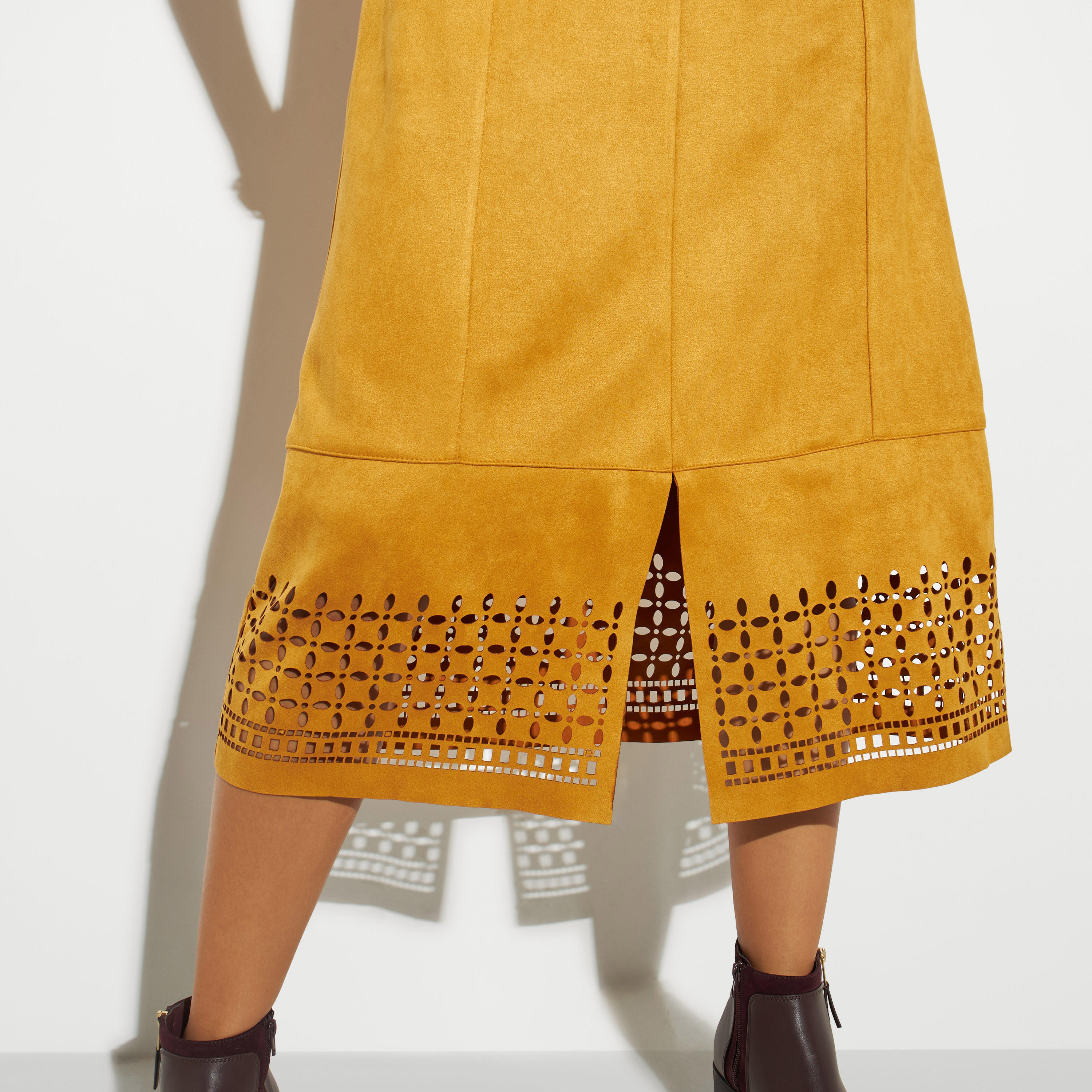 فستان ميدي إيه لاين بأكمام قصيرة وأربطة-women-clothing-dresses-image-5