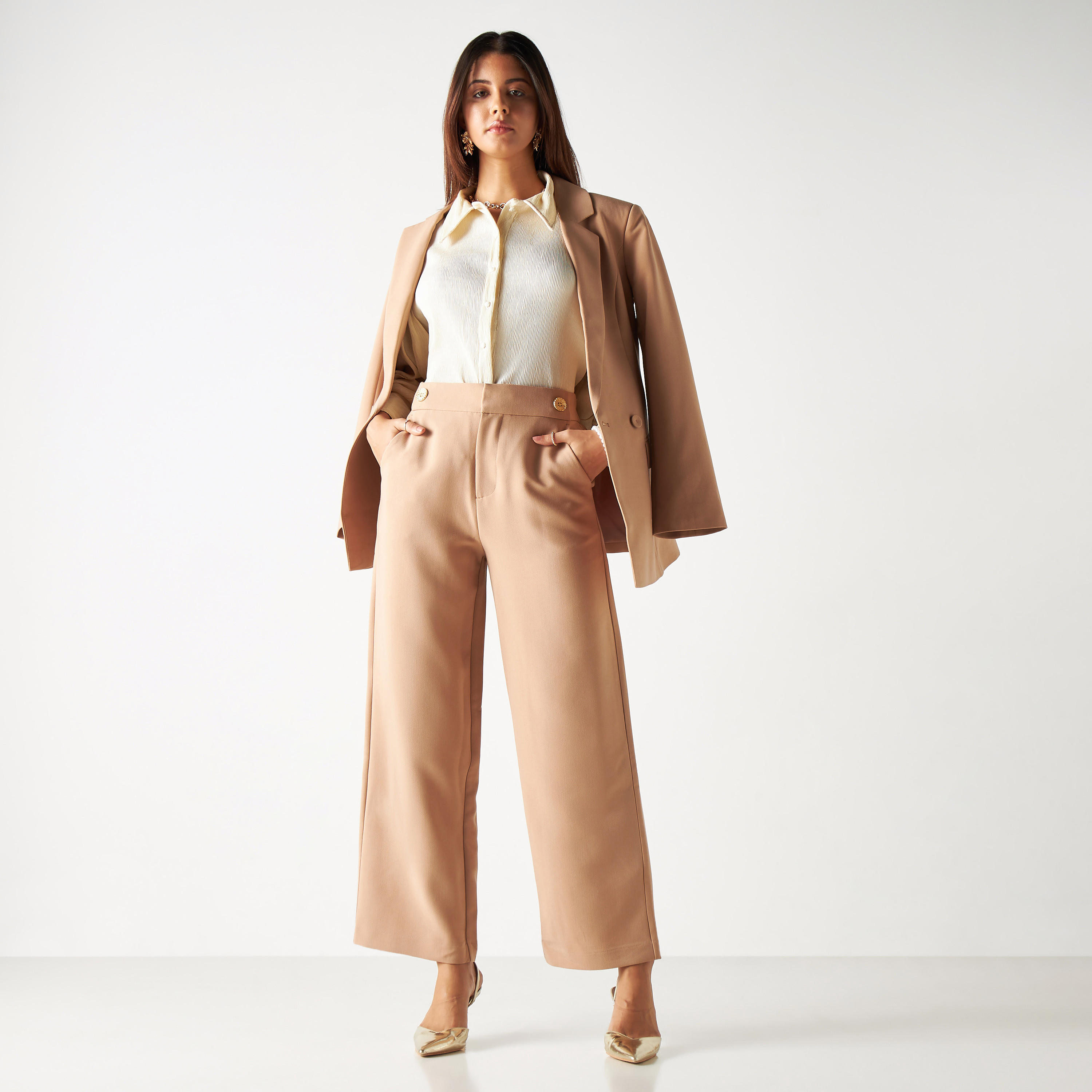 قميص بارز الملمس بأكمام بيشوب-women-clothing-shirtsandblouses-shirts-image-2