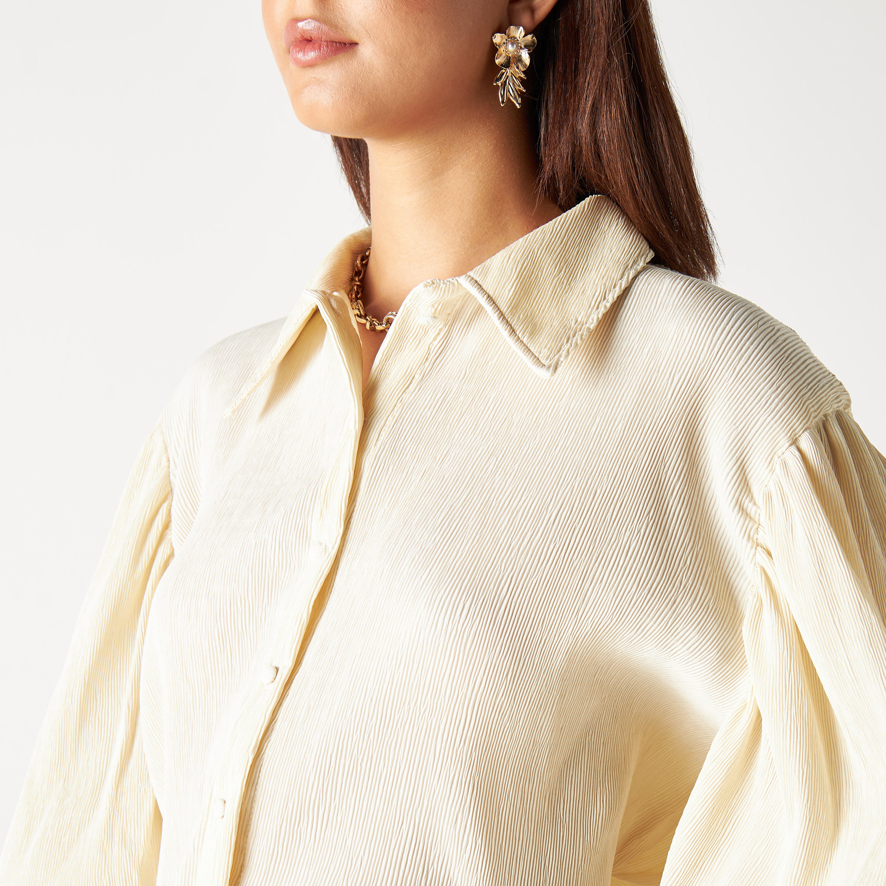 قميص بارز الملمس بأكمام بيشوب-women-clothing-shirtsandblouses-shirts-image-4