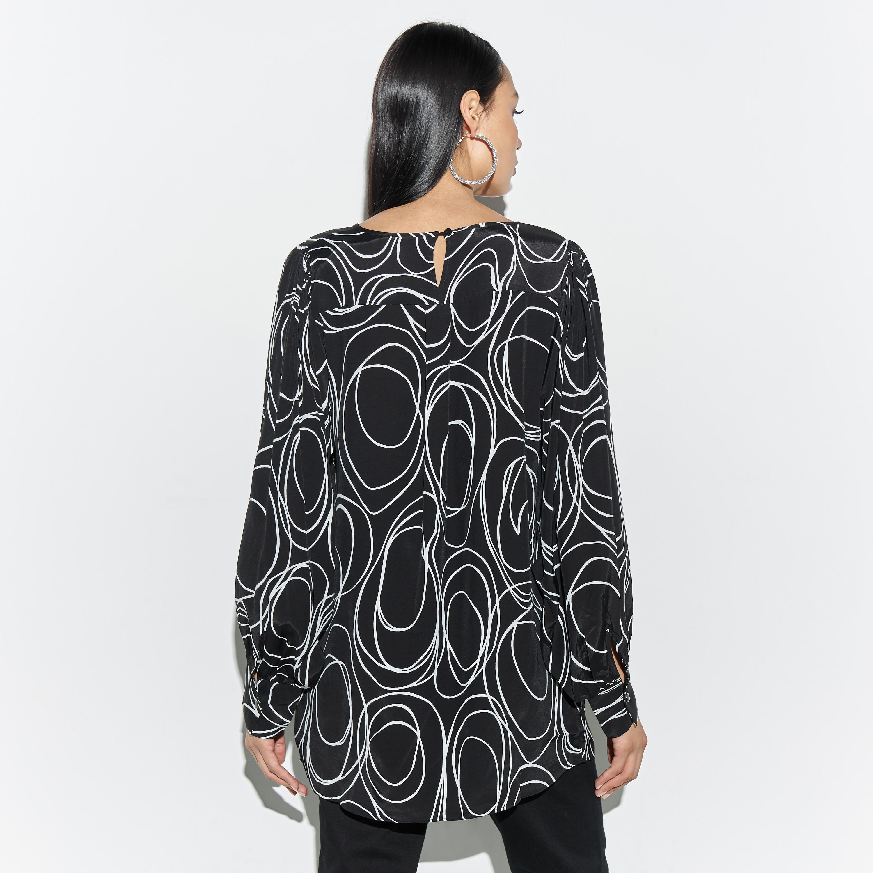 All-Over Print Top with Volume Sleeves-women-clothing-shirtsandblouses-blouses-image-5