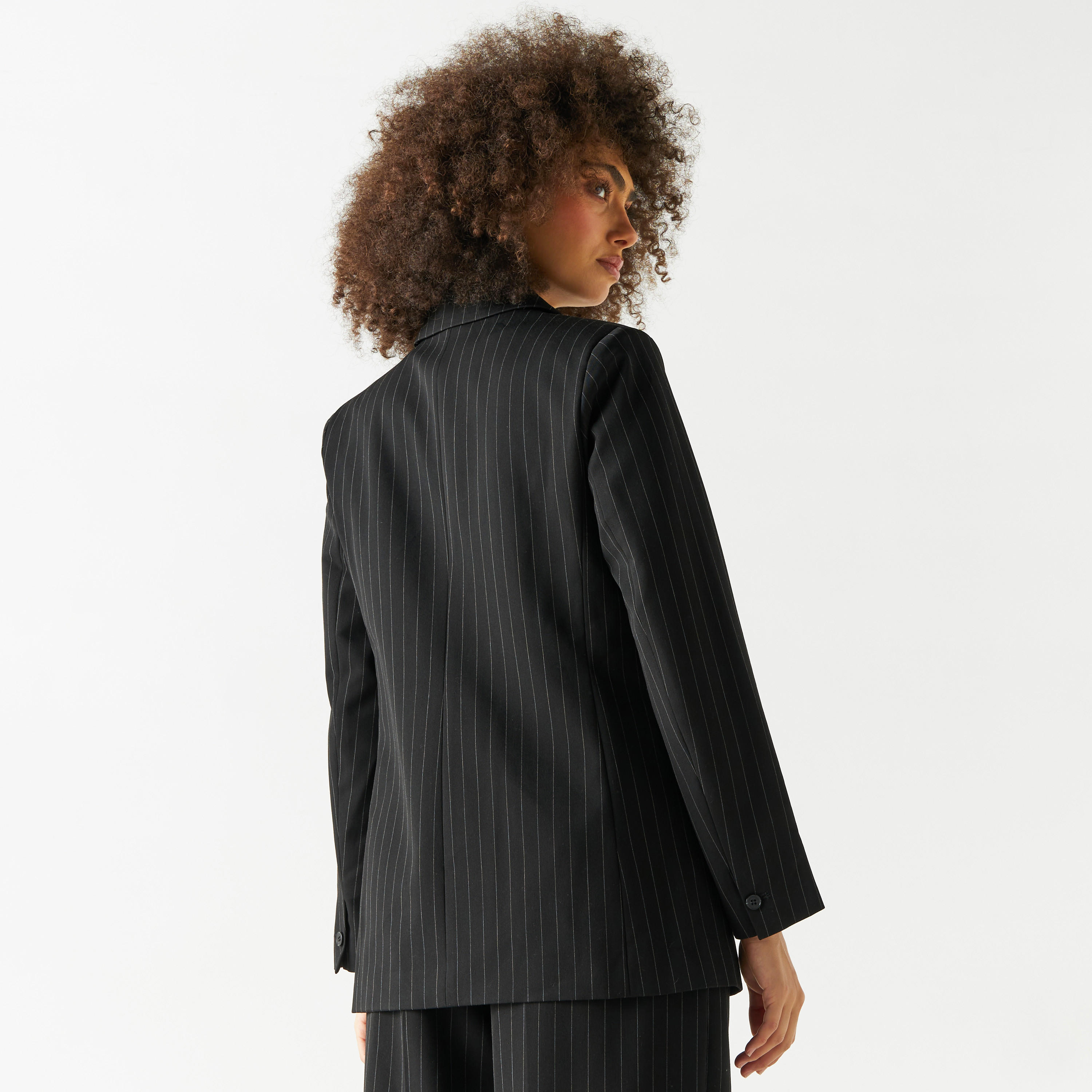 Striped Blazer with Peak Lapel and Pockets-women-clothing-coatsandjackets-blazers-image-3