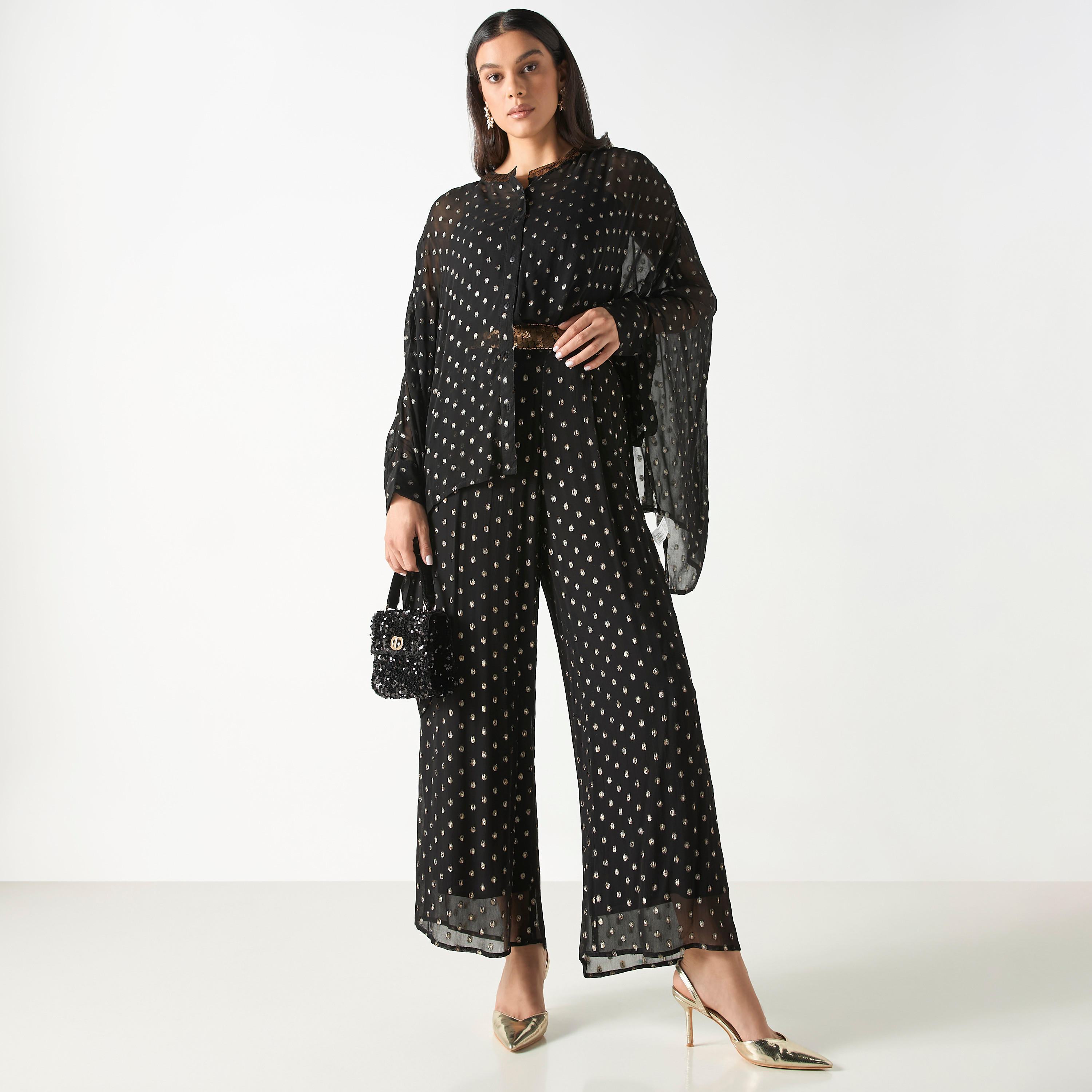 بلوزة كاب بأطراف غير متماثلة وتزيينات-women-clothing-shirtsandblouses-blouses-image-2