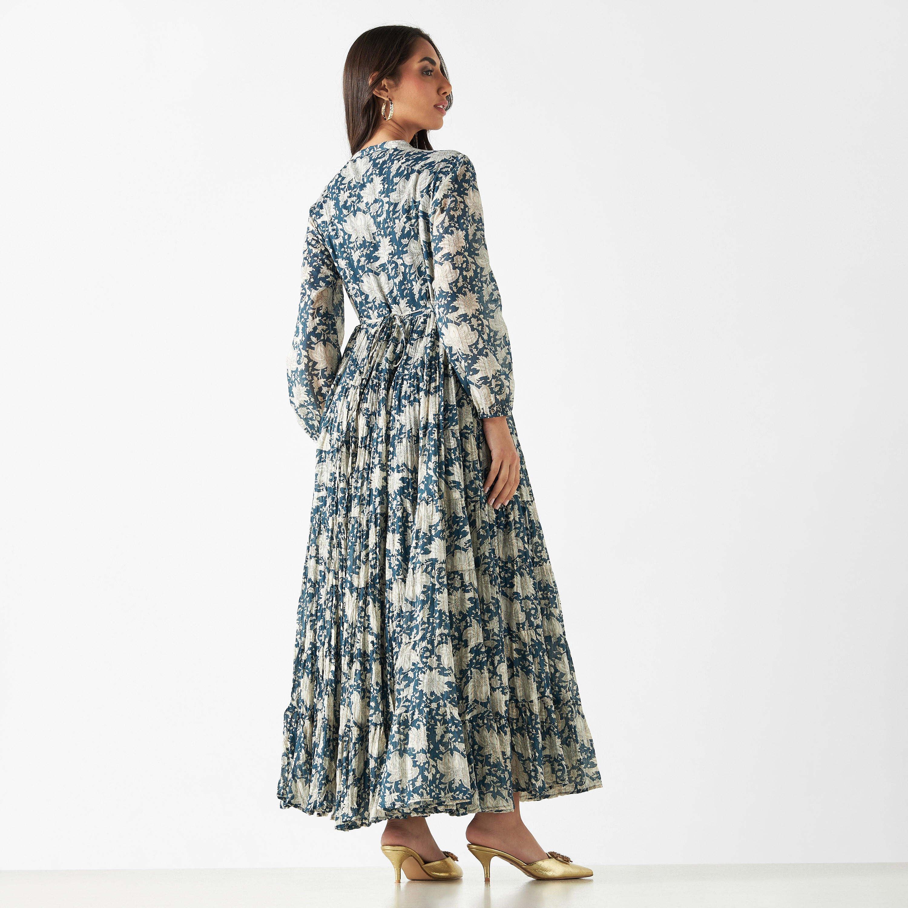 فستان إيه لاين متعدد الطبقات وطبعات أزهار وأكمام طويلة-women-clothing-dresses-image-3