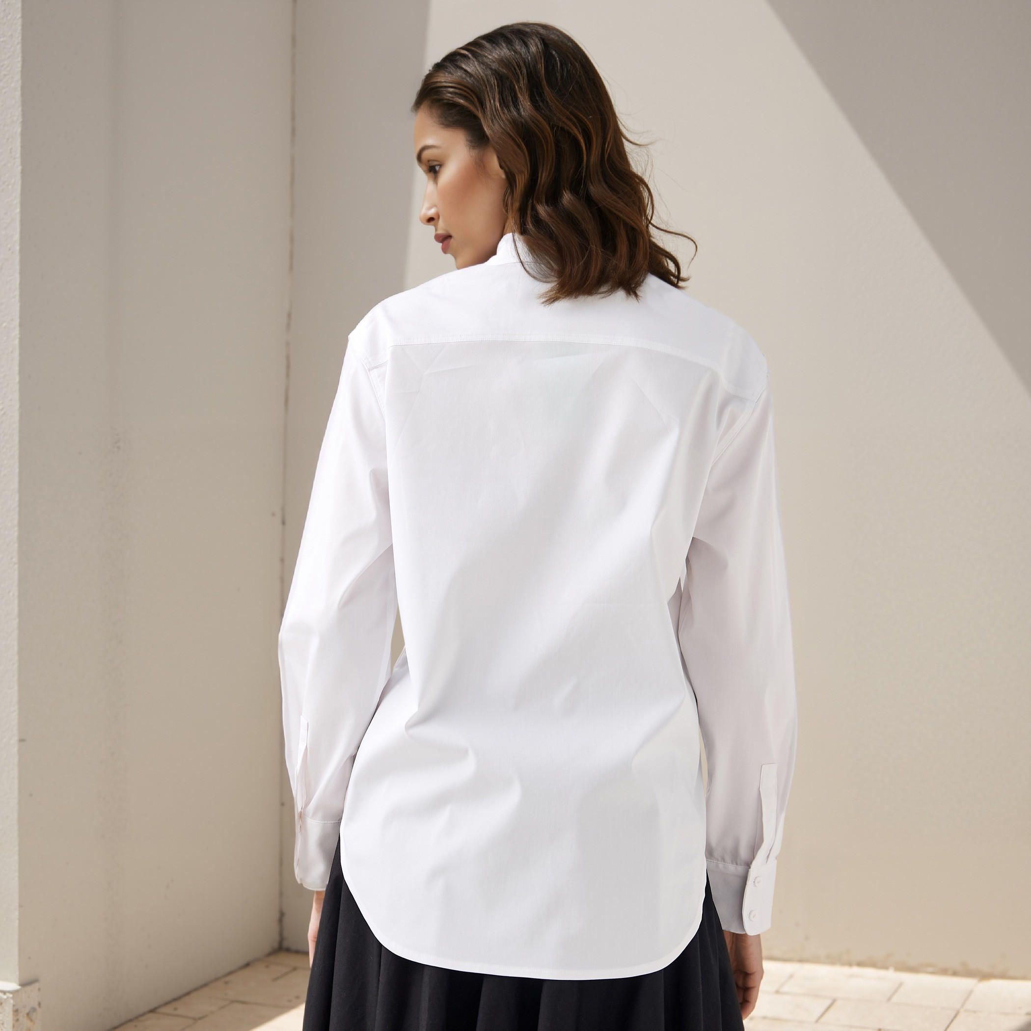 Regular Fit Shirt with Long Sleeves-women-clothing-shirtsandblouses-shirts-image-3