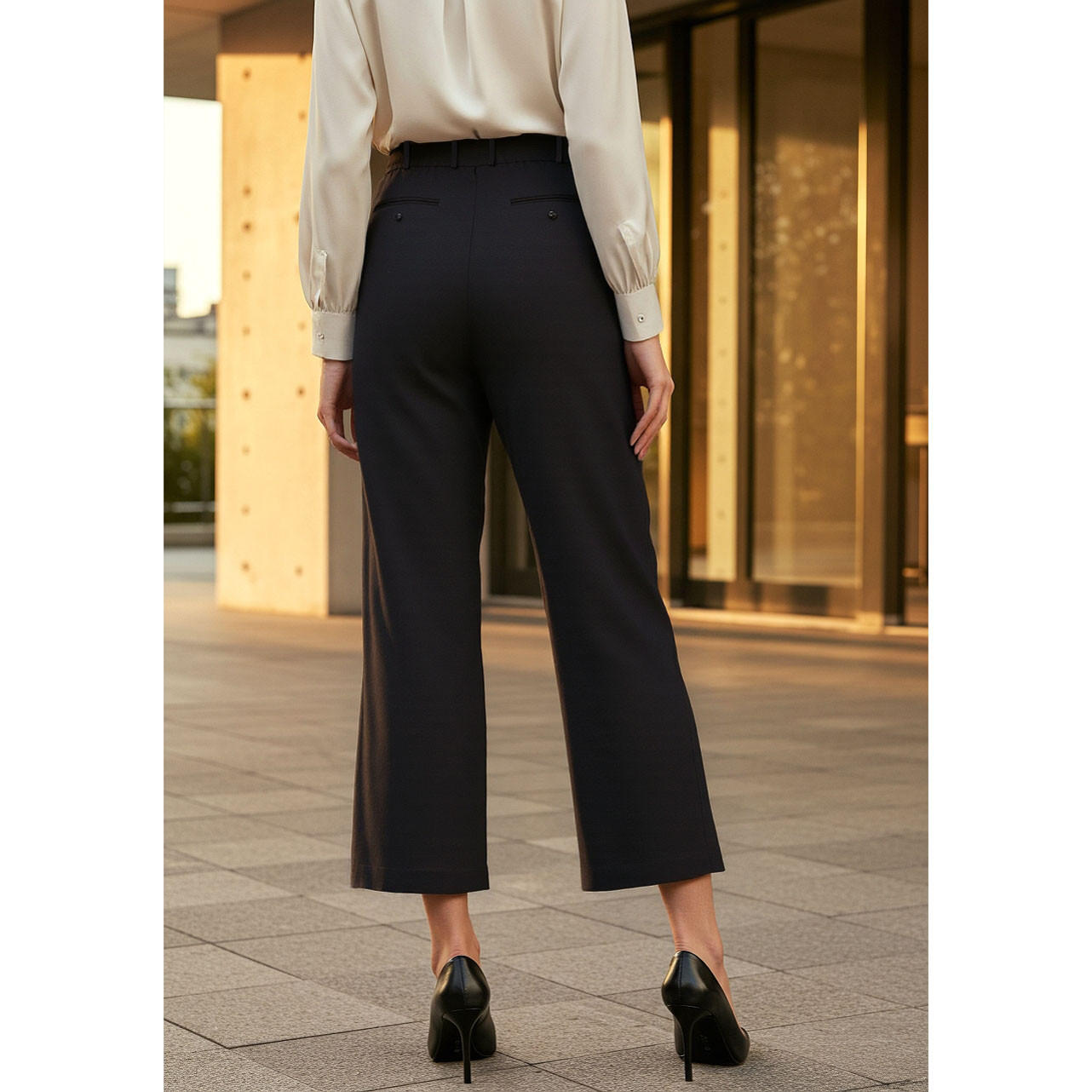 Regular Fit Mid-Rise Trousers with Pockets-women-clothing-bottoms-trousers-image-3