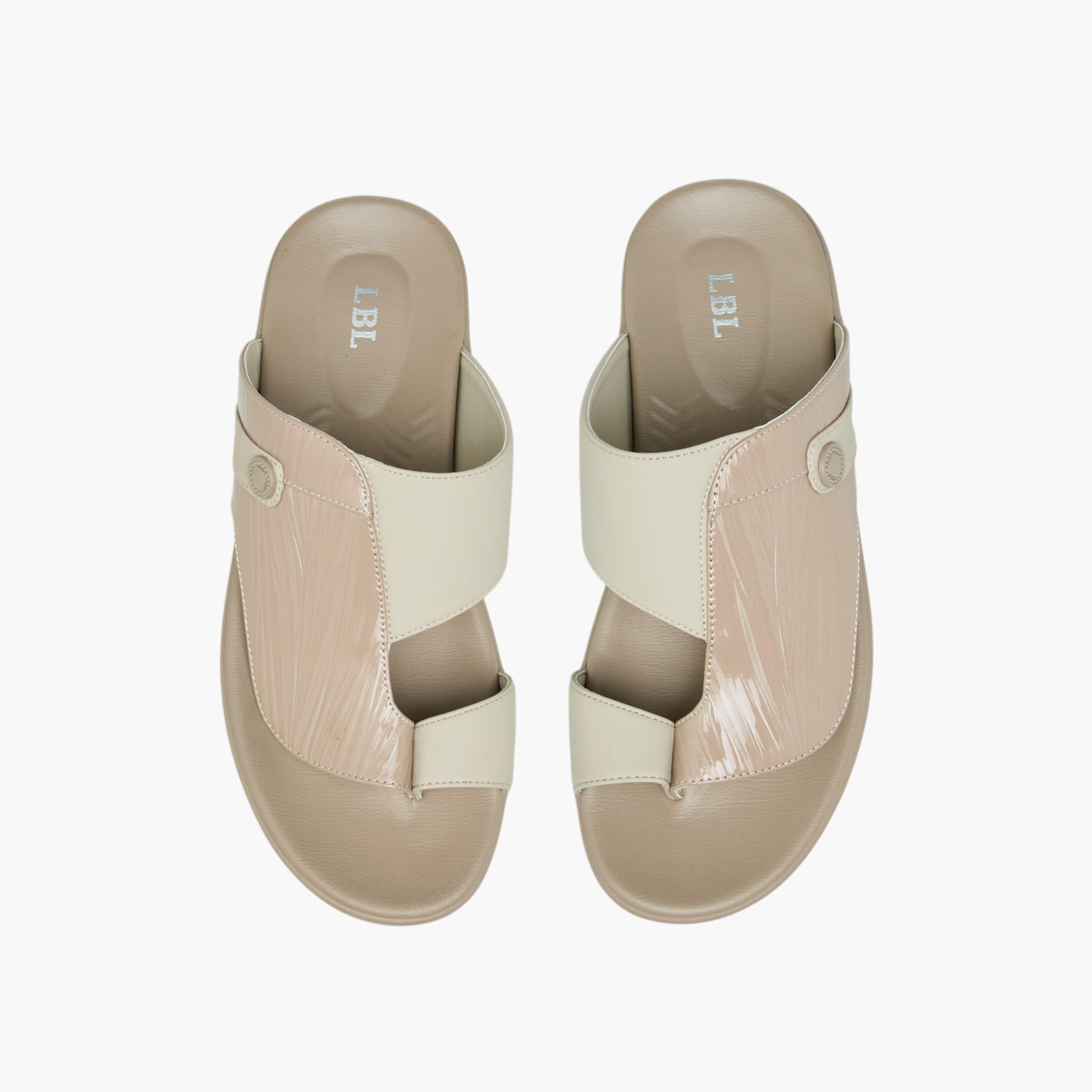 LBL by Shoexpress Panelled Slip-On Arabic Sandals-men-shoes-sandals-image-1
