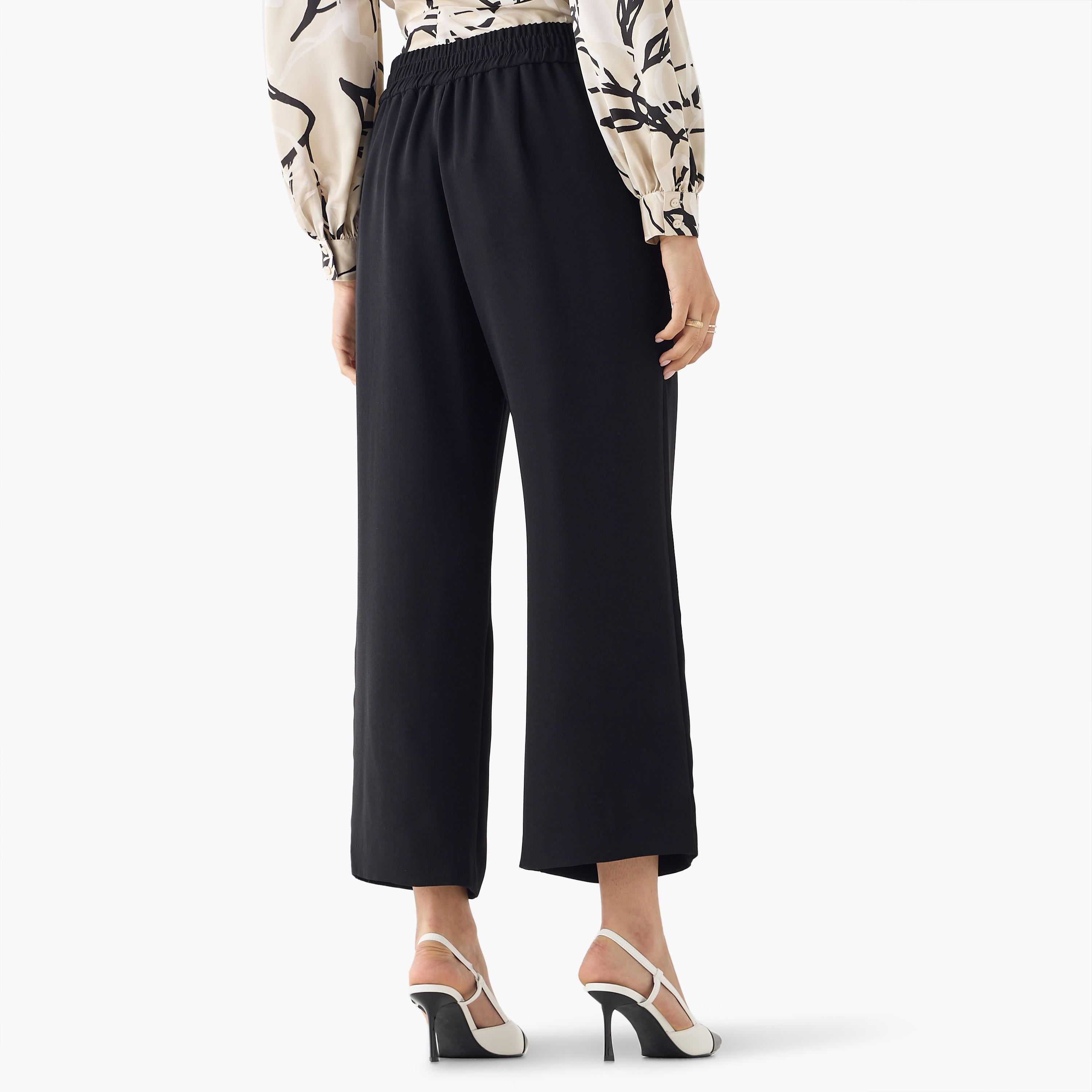 Semi-Elasticated Waist Pants-women-clothing-bottoms-trousers-image-3