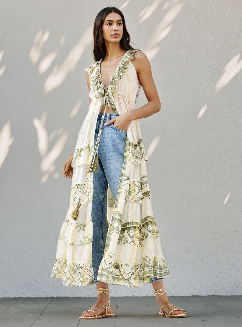 سترة شروج طويلة بمقدمة مفتوحة وياقة V وطبعات-women-clothing-shirtsandblouses-blouses-image-5