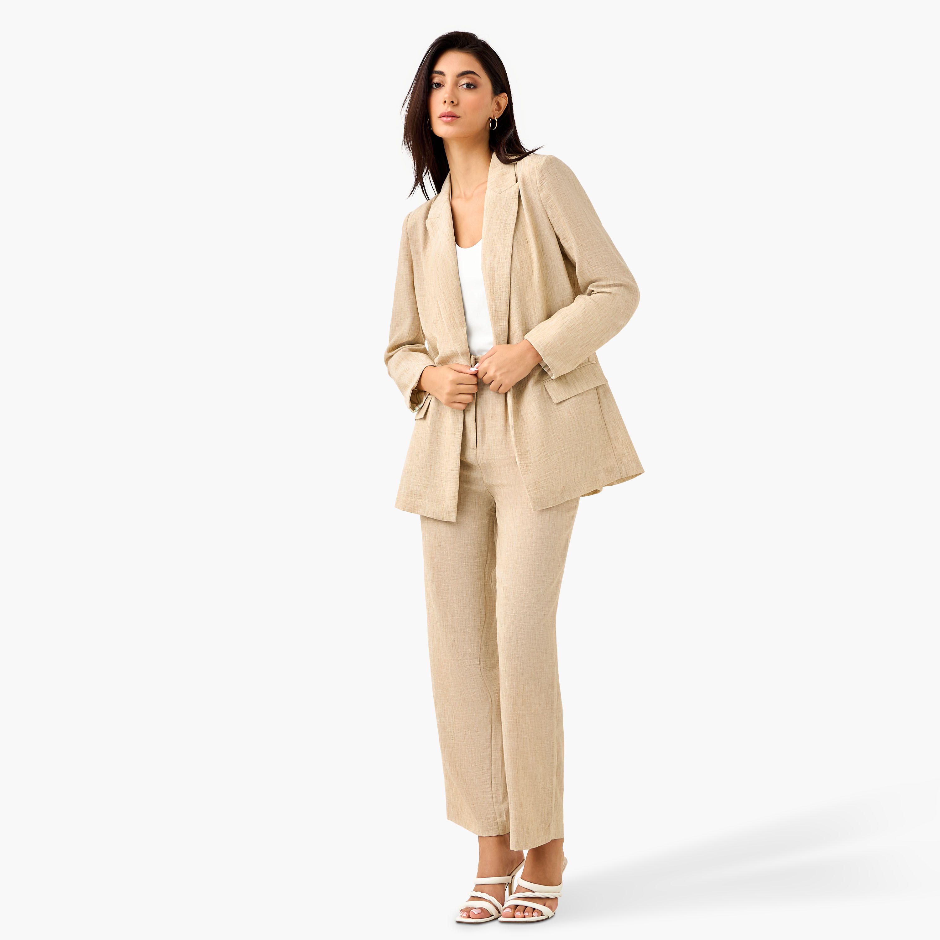 Blazer with Notch Lapel and Pockets-women-clothing-coatsandjackets-blazers-image-2