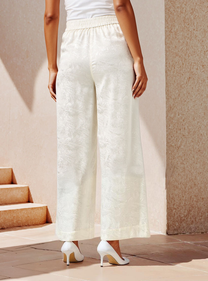 بنطلون جاكار واسع الساقين بجيوب-women-clothing-bottoms-trousers-image-3