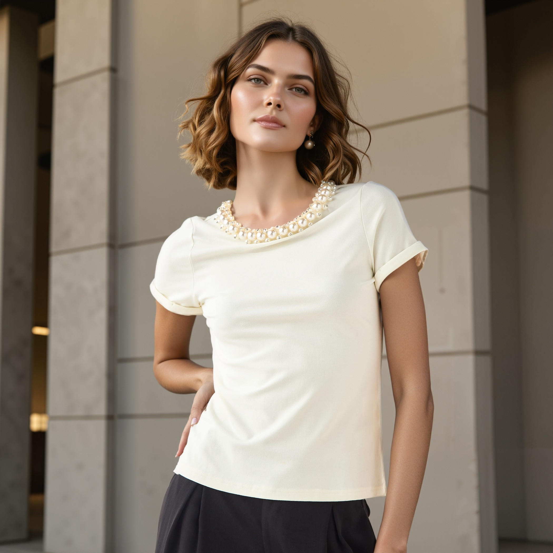 Embellished Top-women-clothing-shirtsandblouses-blouses-image-1