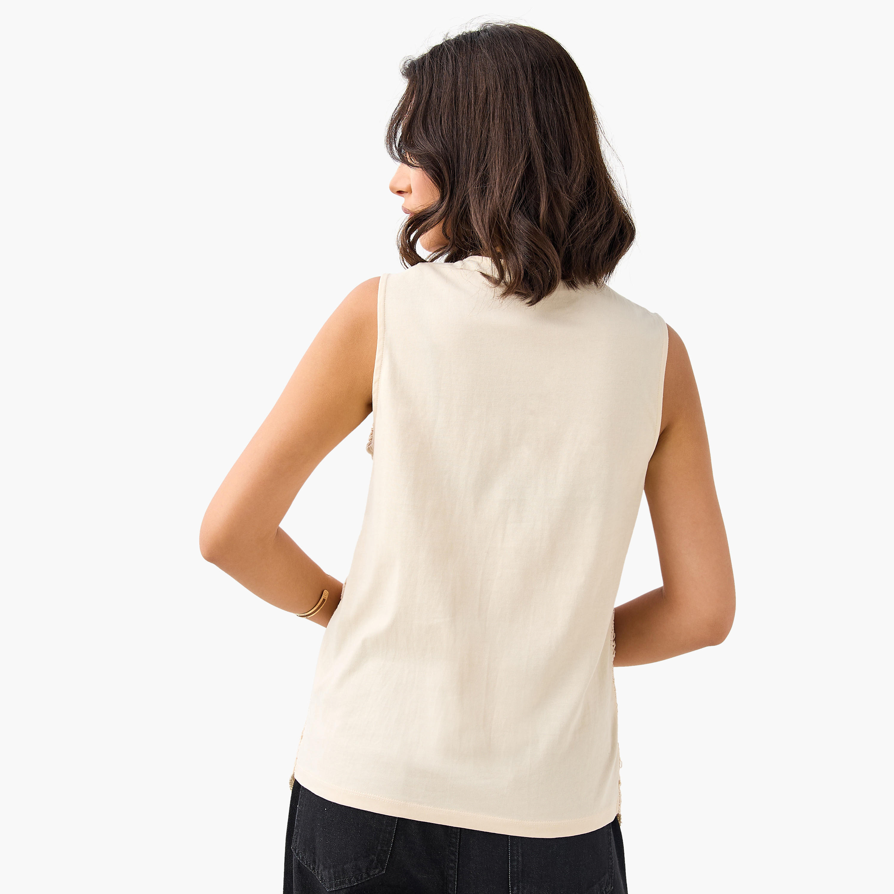 Crochet Detail Sleeveless Cotton Top-women-clothing-shirtsandblouses-blouses-image-3
