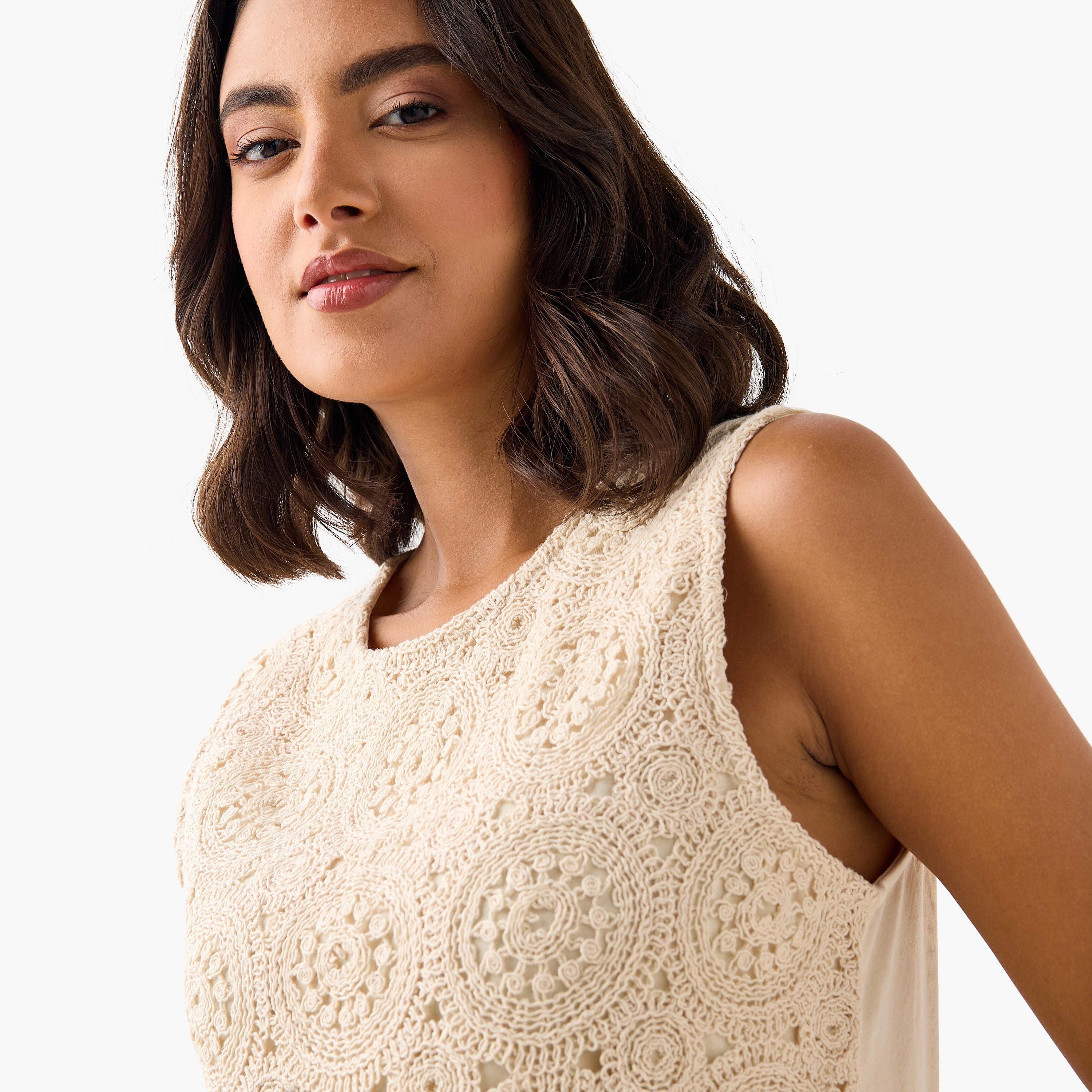 Crochet Detail Sleeveless Cotton Top-women-clothing-shirtsandblouses-blouses-image-4