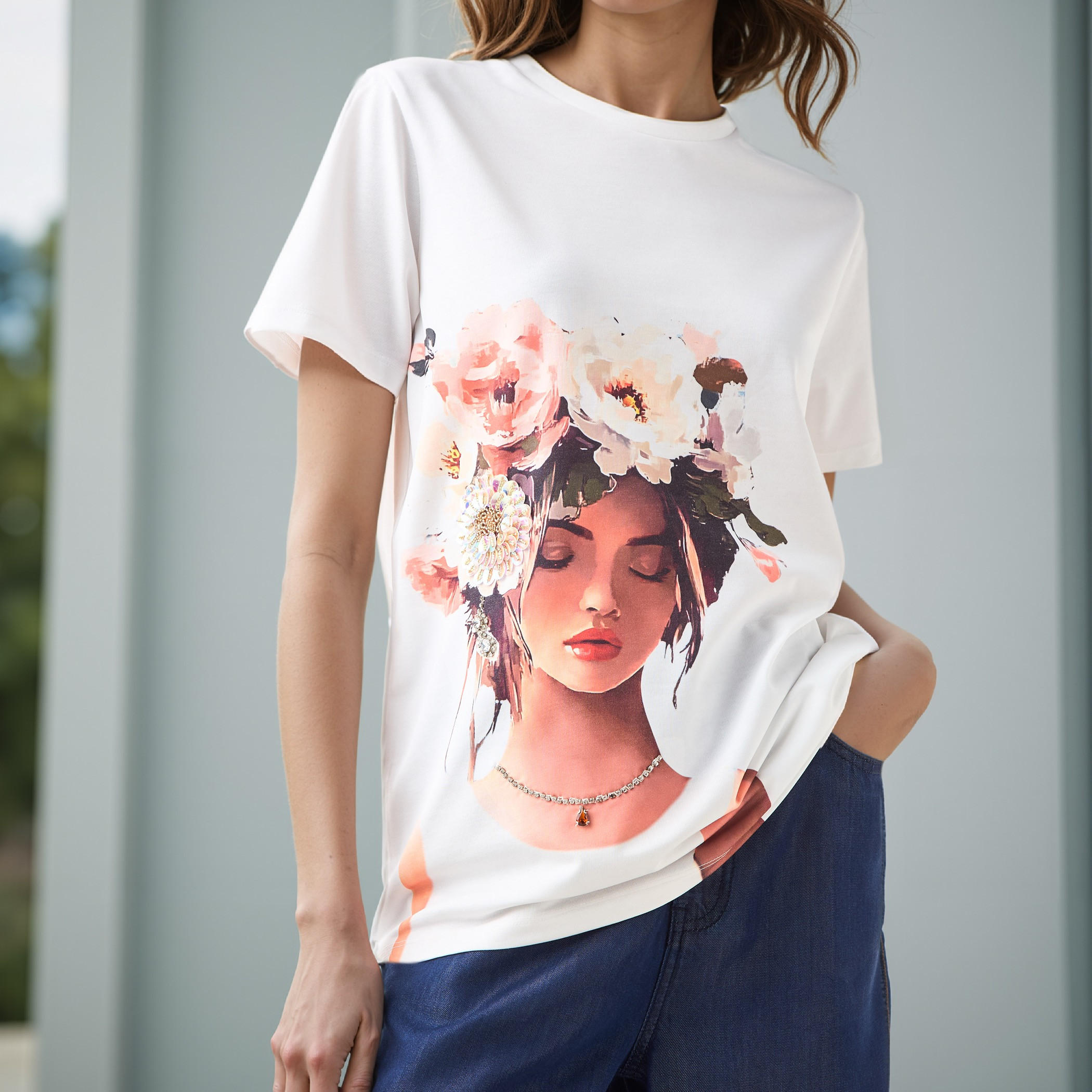 تيشيرت بطبعات جرافيك-women-clothing-tshirts-image-2