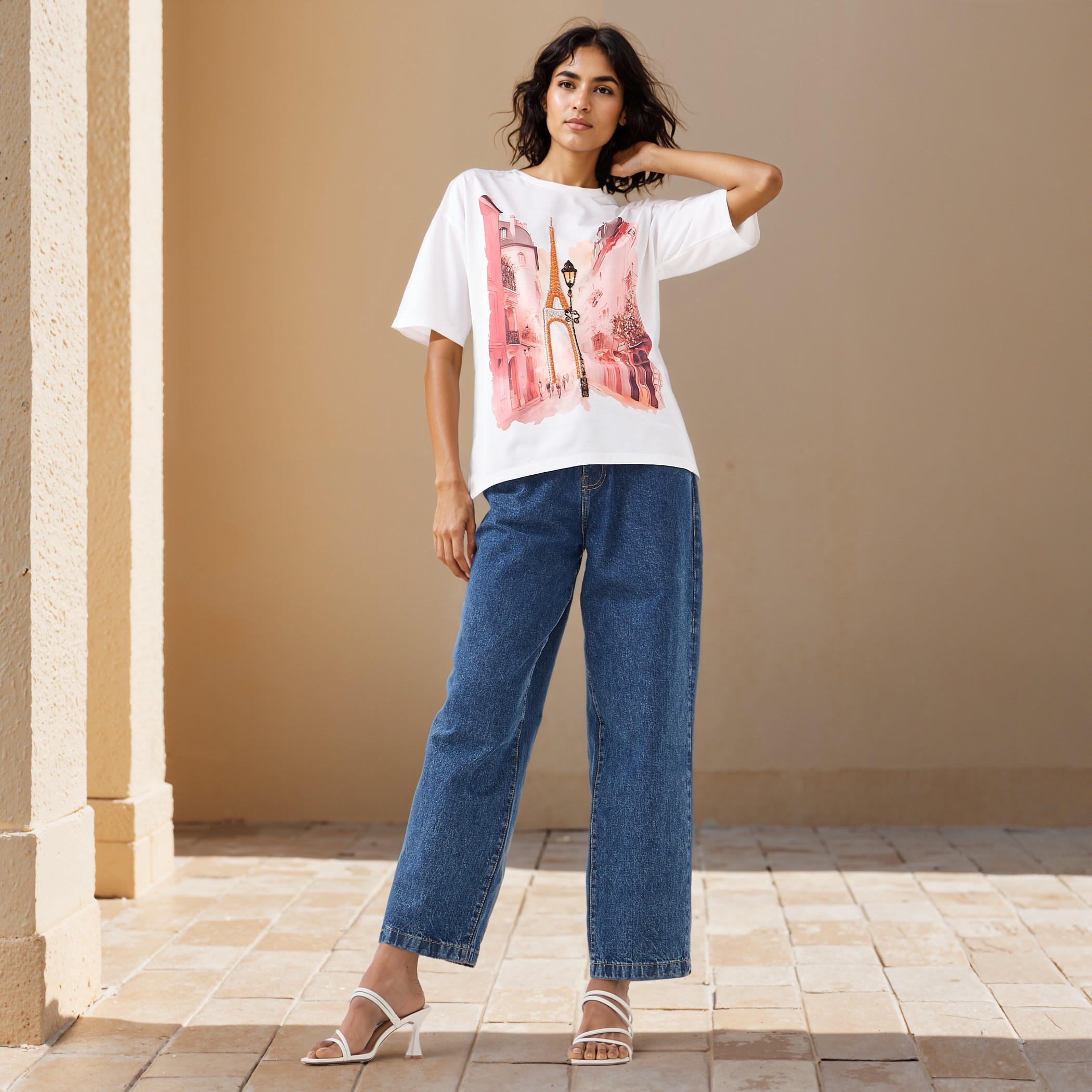 Paris Graphic Print T-shirt-women-clothing-tshirts-image-2