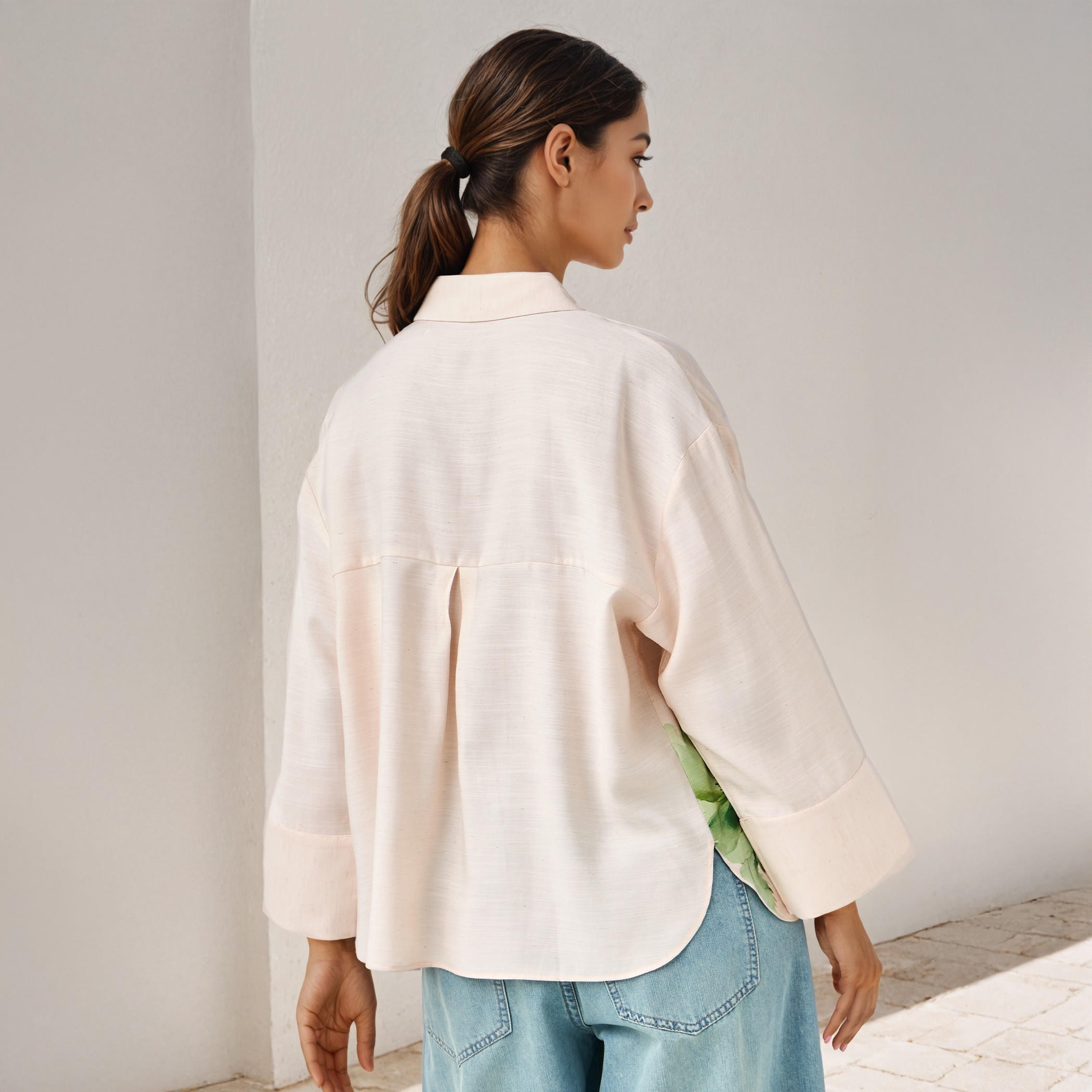Floral Print Linen Blend Shirt with Long Sleeves-women-clothing-shirtsandblouses-shirts-image-3