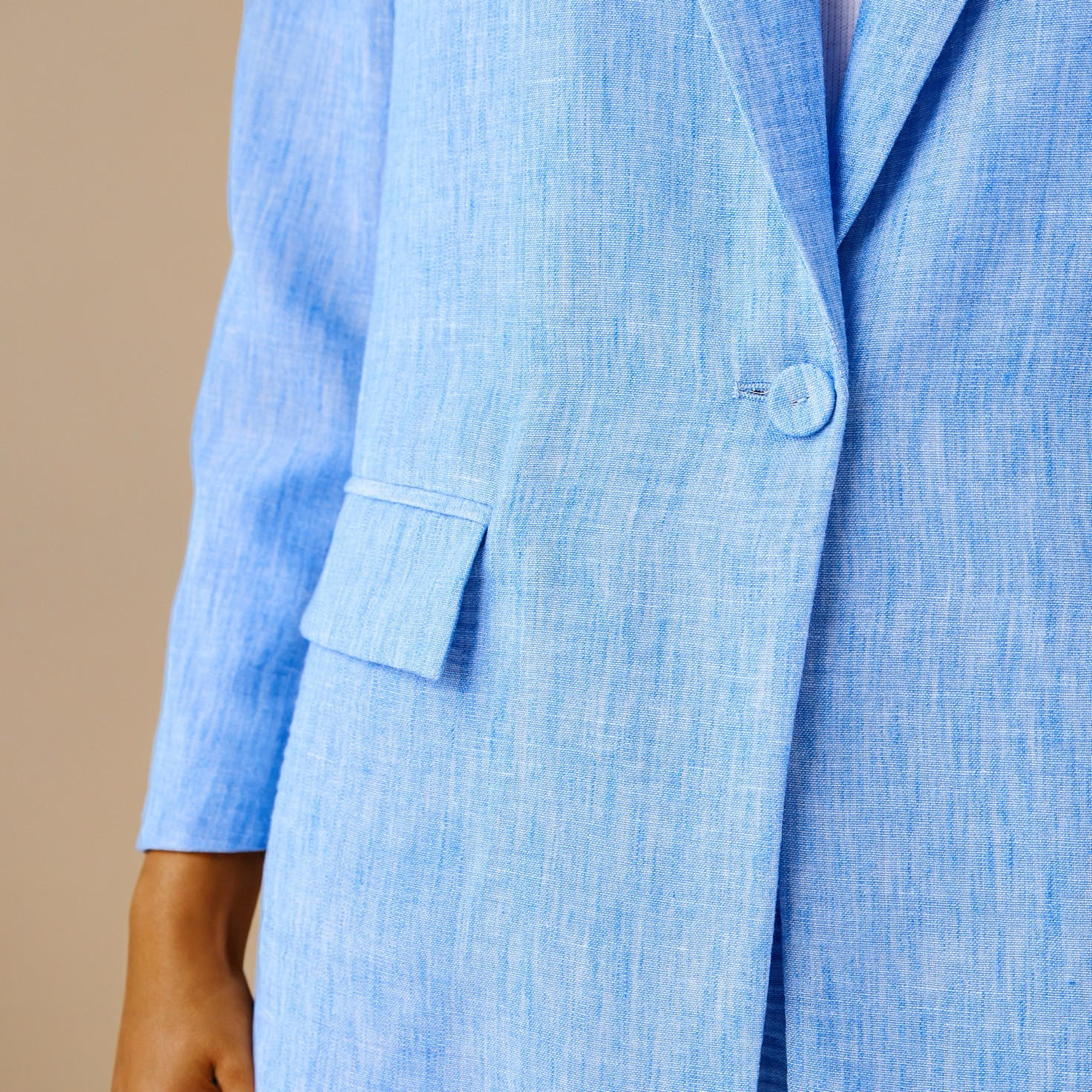 Linen Blazer with Notch Lapel and Pockets-women-clothing-coatsandjackets-blazers-image-4