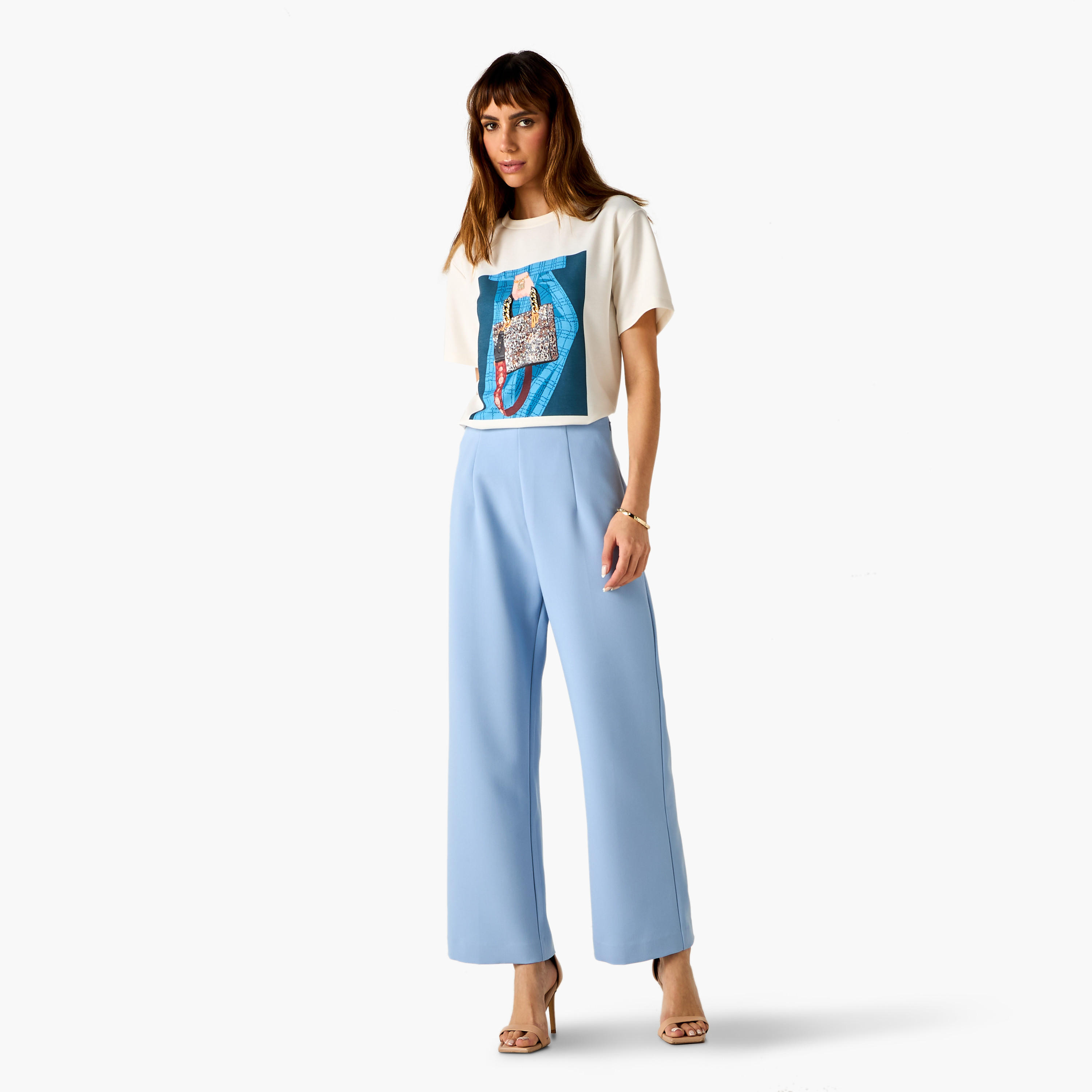 Pleated Trousers with Zip Closure-women-clothing-bottoms-trousers-image-2
