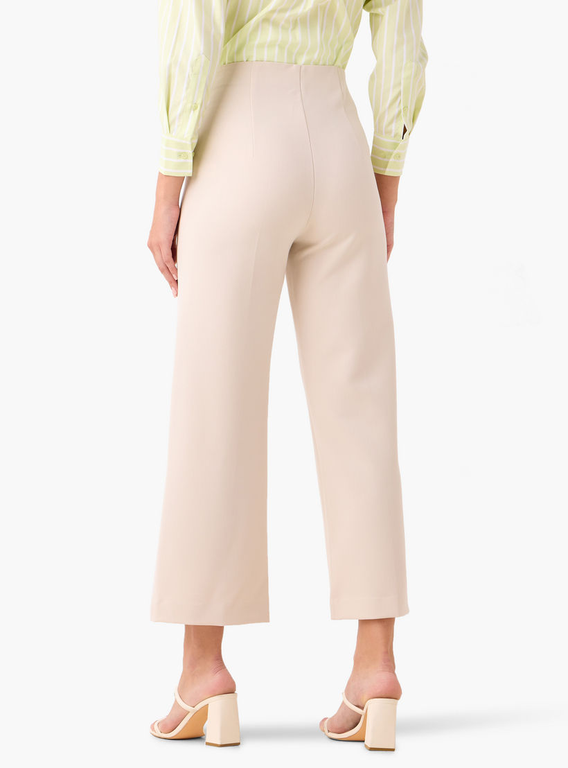 Pleated Wide Leg Trousers with Zip Closure-women-clothing-bottoms-trousers-image-3