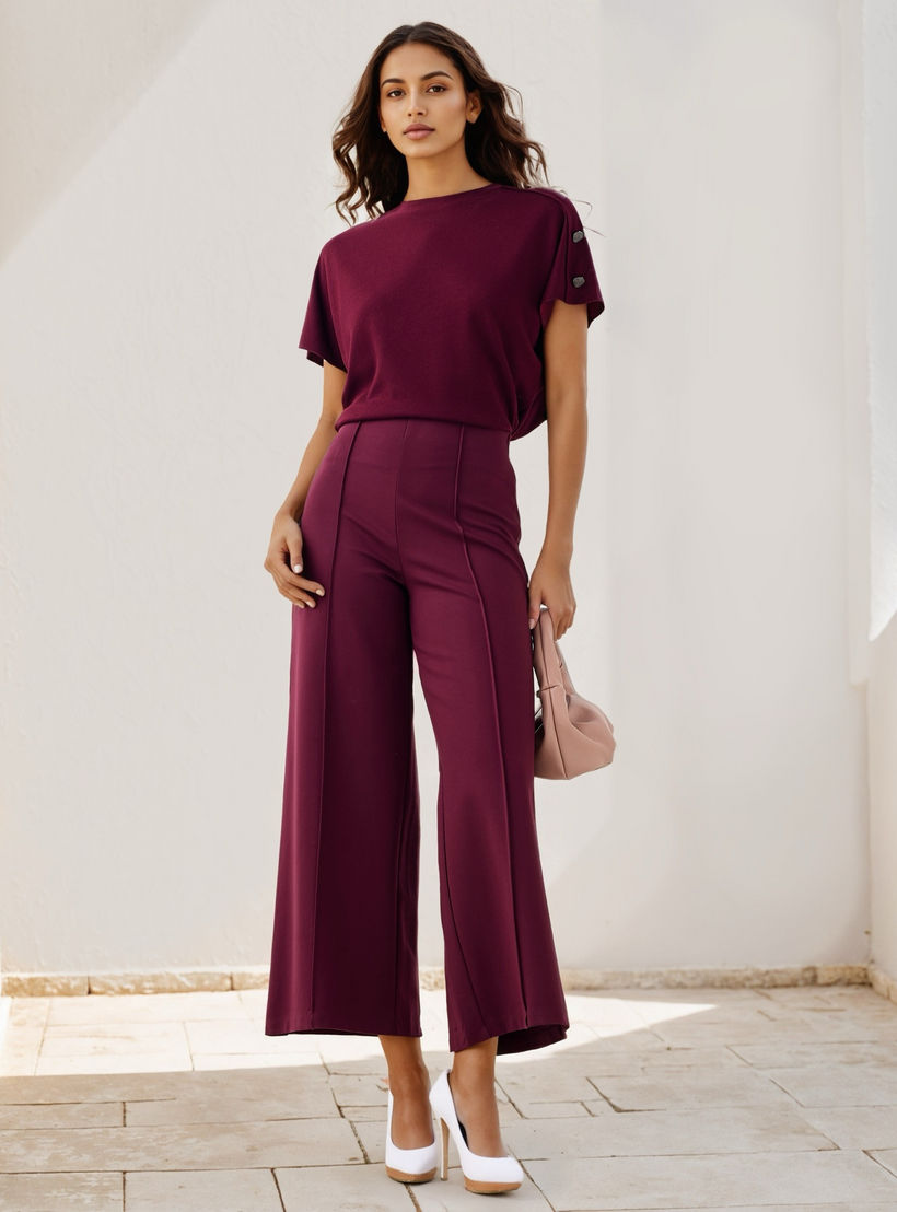 Regular Fit Ponte Pants-women-clothing-bottoms-trousers-image-2