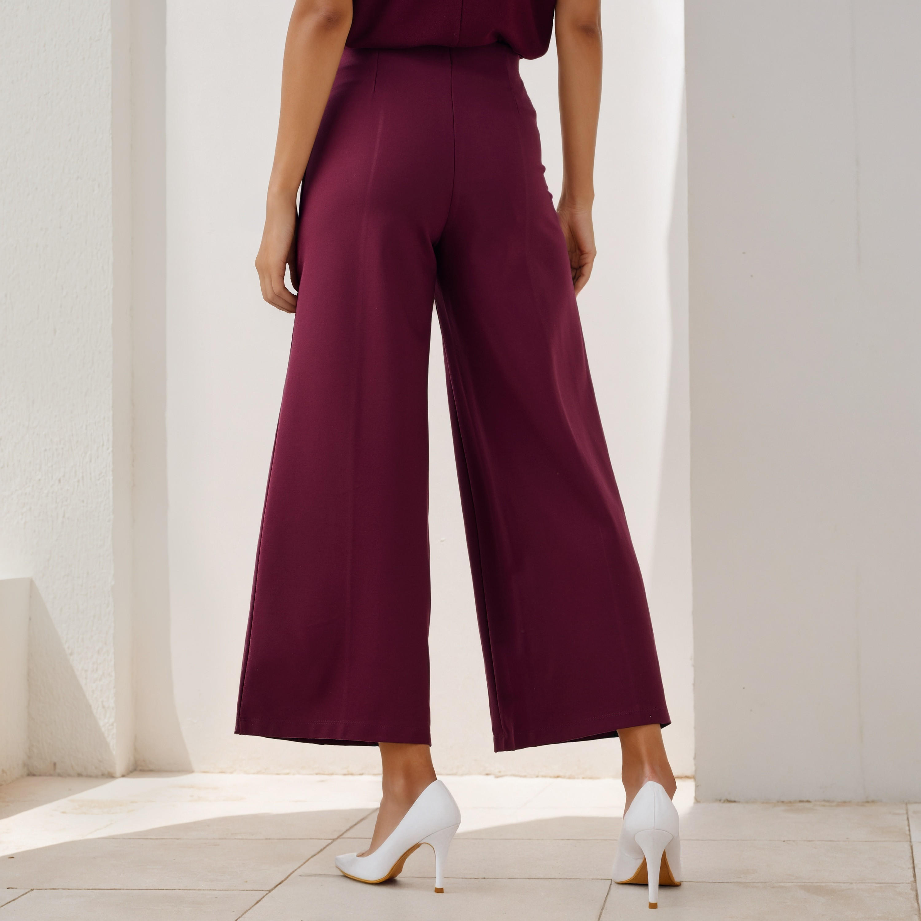 Regular Fit Ponte Pants-women-clothing-bottoms-trousers-image-3